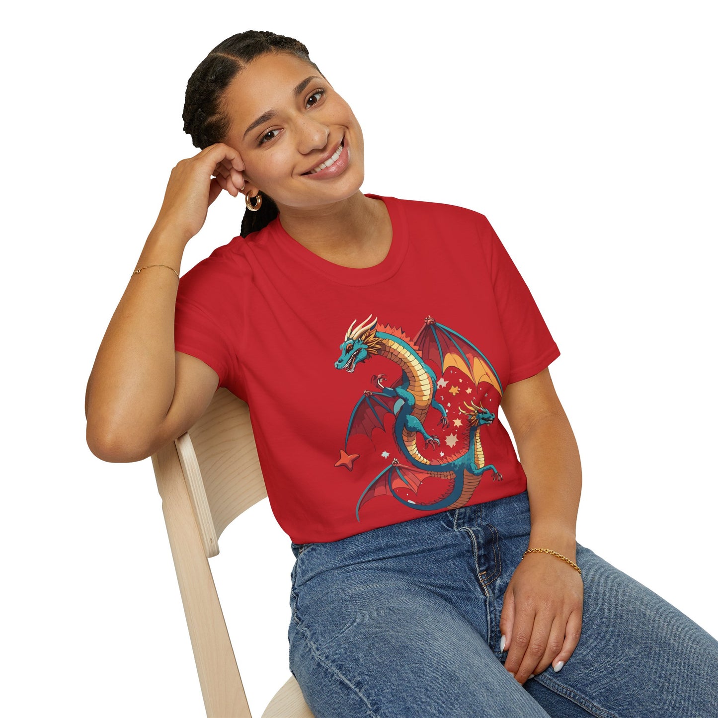 Dragon T Shirt, Dragon Shirt, Shirt with Animals, Animal Shirt