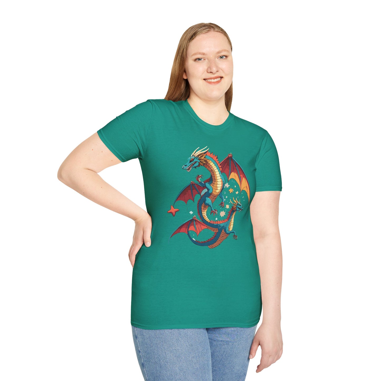 Dragon T Shirt, Dragon Shirt, Shirt with Animals, Animal Shirt