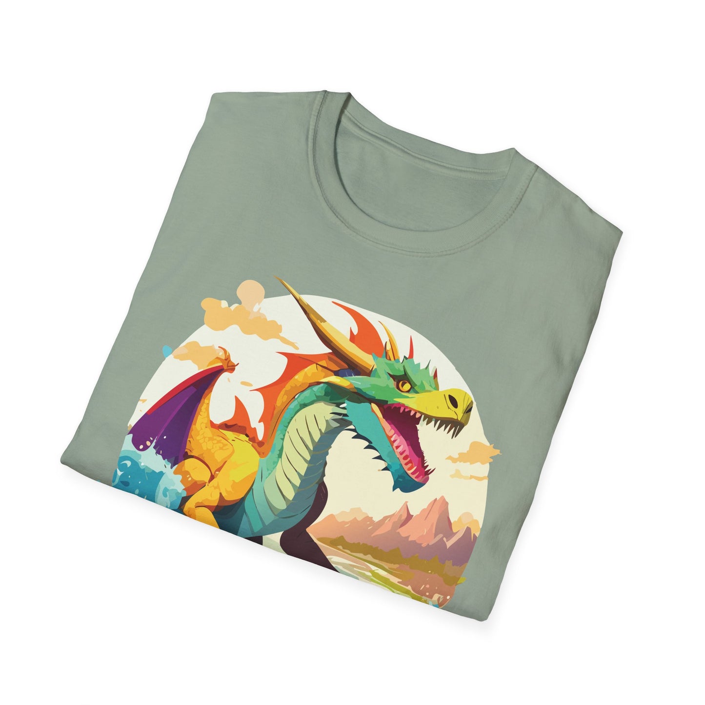 Dragon T Shirt, Dragon Shirt, Shirt with Animals, Animal Shirt