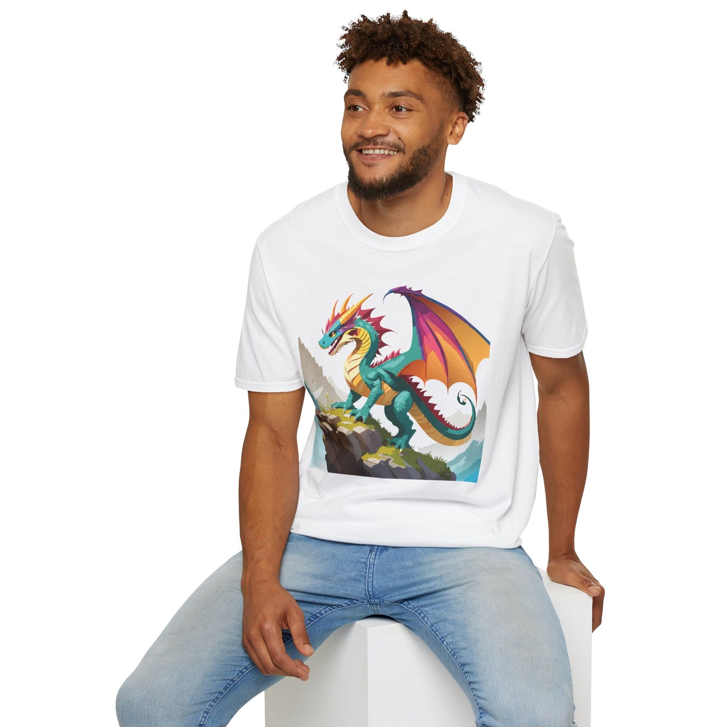 Dragon T Shirt, Dragon Shirt, Shirt with Animals, Animal Shirt