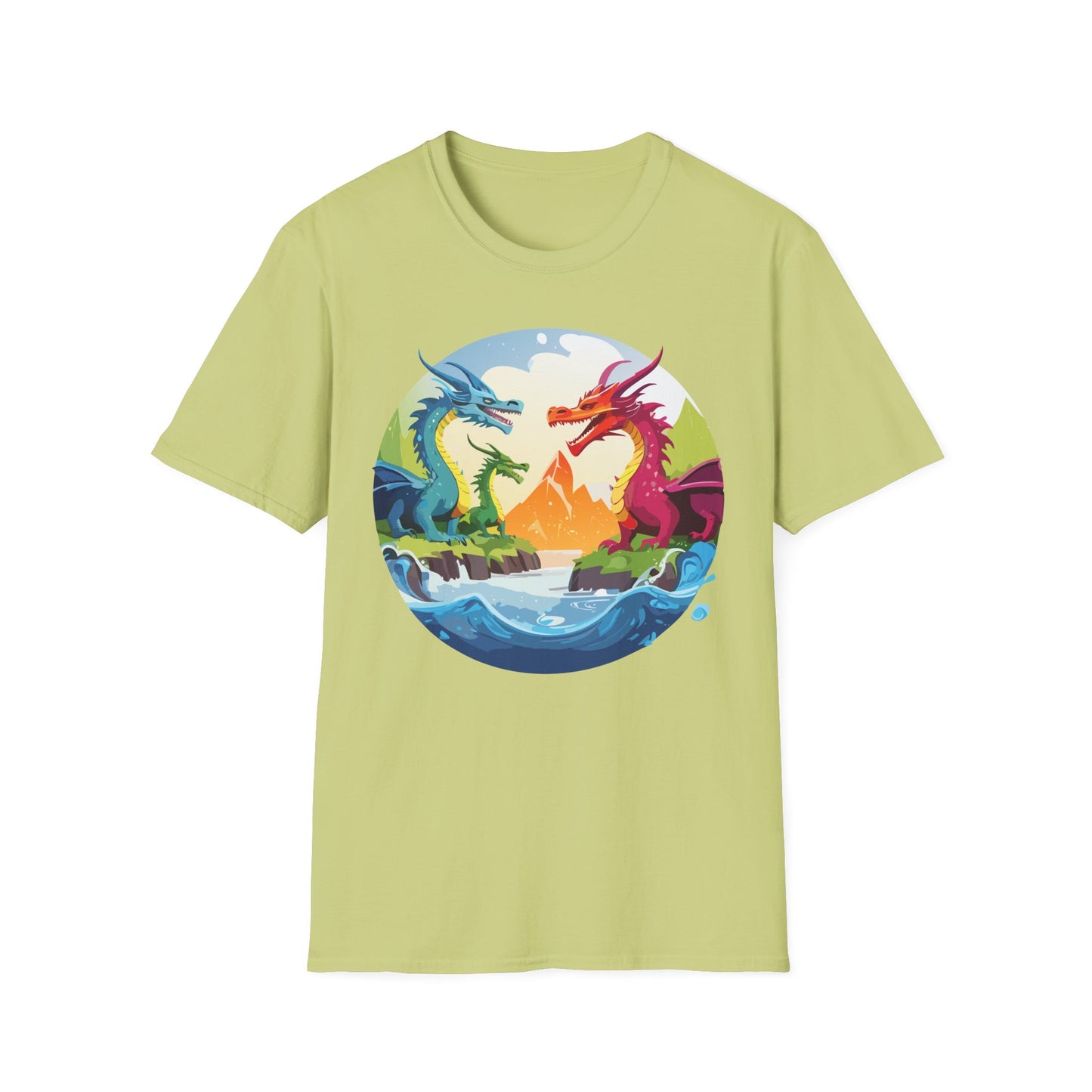 Dragon T Shirt, Dragon Shirt, Shirt with Animals, Animal Shirt