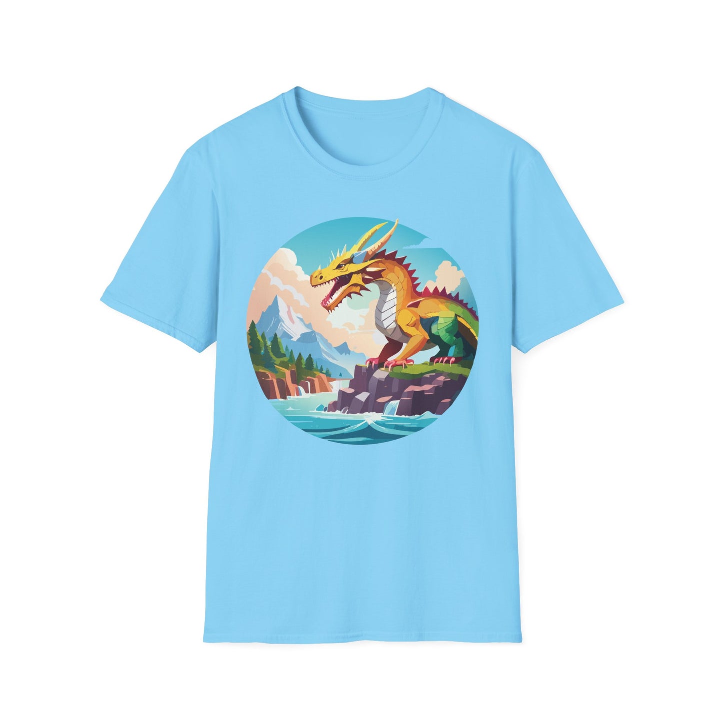 Dragon T Shirt, Dragon Shirt, Shirt with Animals, Animal Shirt
