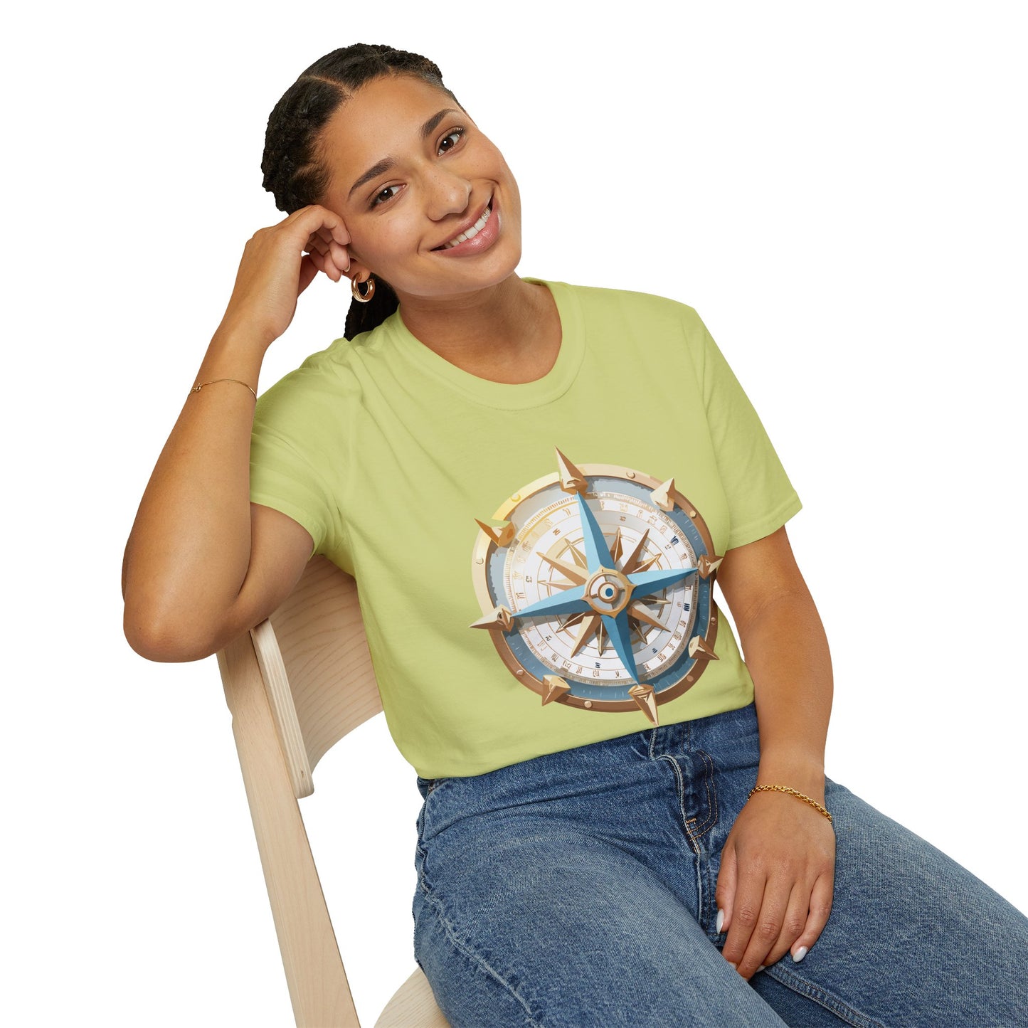 Compass T Shirt, Compass Shirt, Shirt with Compass, Navigator Shirt
