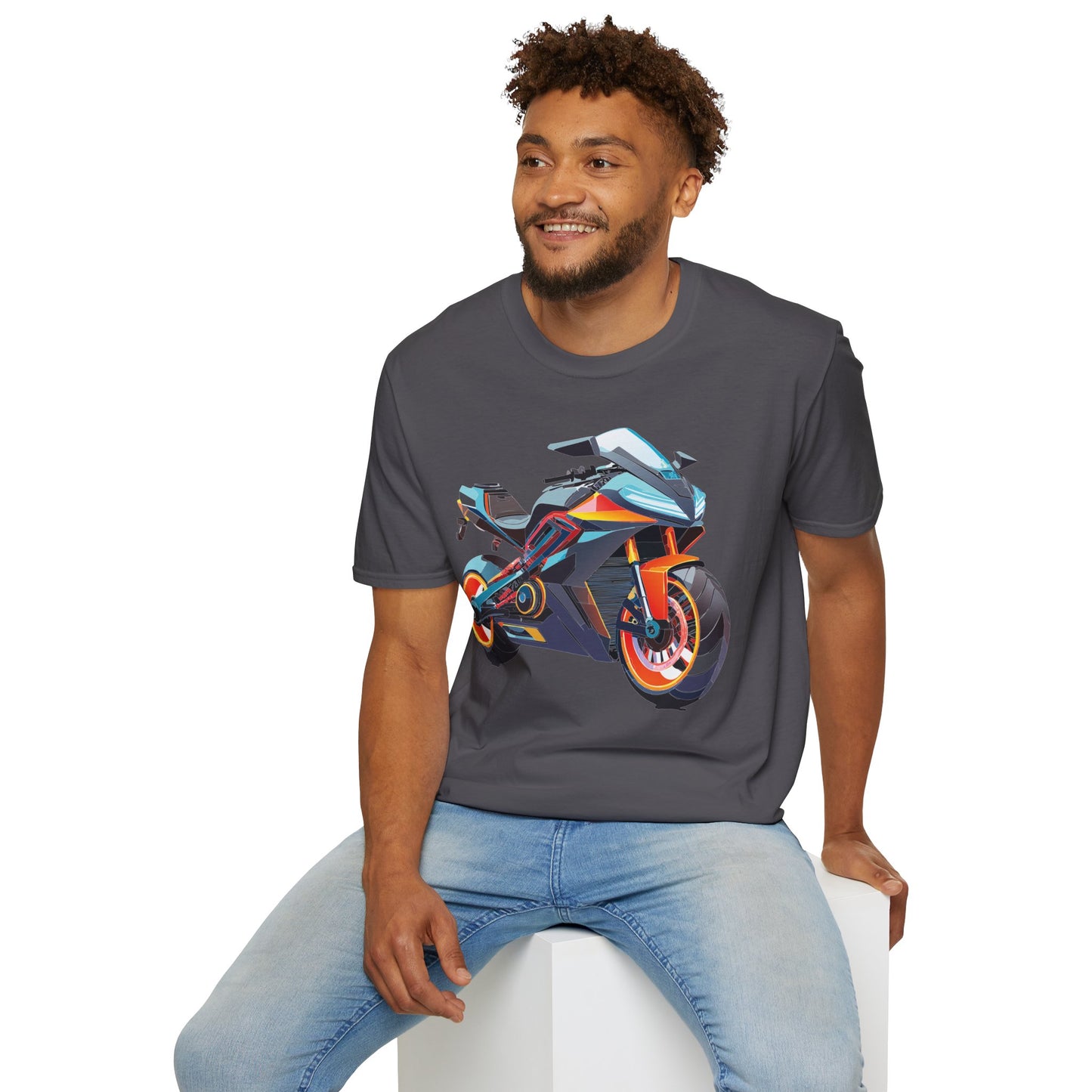 Bike T Shirt, Moto Shirt, Shirt with Motorcycle, MTB T Shirts