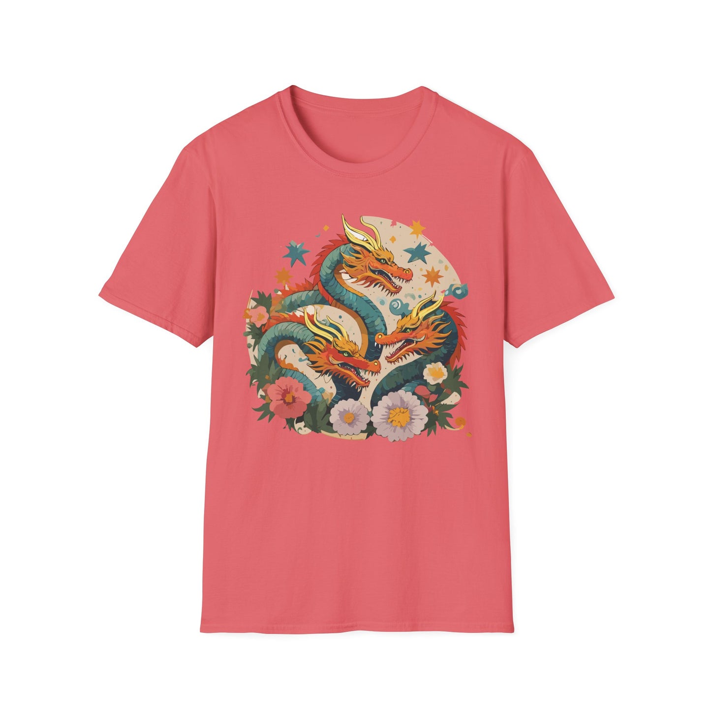 Dragon T Shirt, Dragon Shirt, Shirt with Animals, Animal Shirt