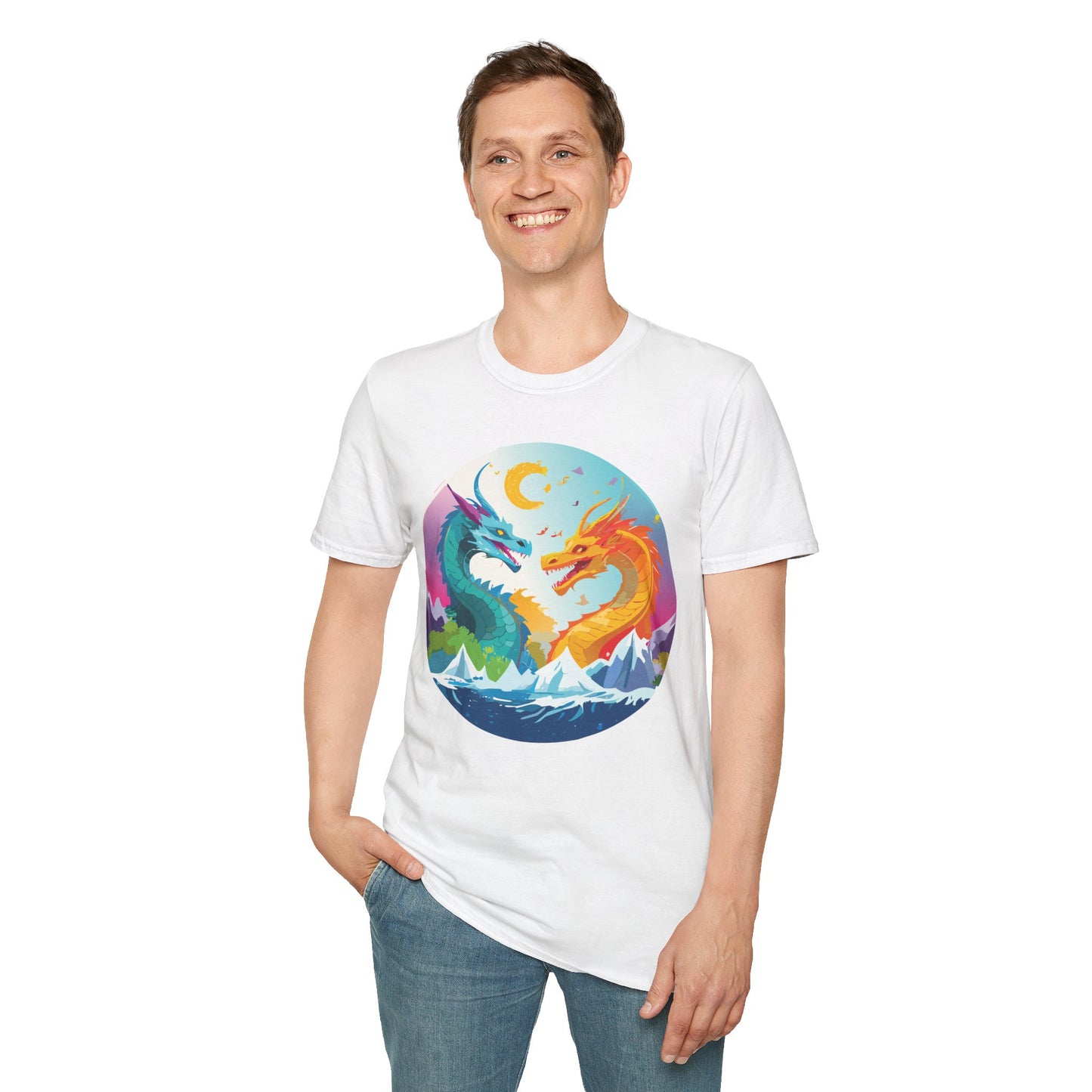 Dragon T Shirt, Dragon Shirt, Shirt with Animals, Animal Shirt