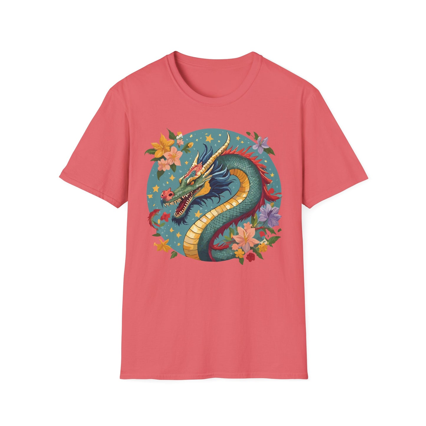 Dragon T Shirt, Dragon Shirt, Shirt with Animals, Animal Shirt