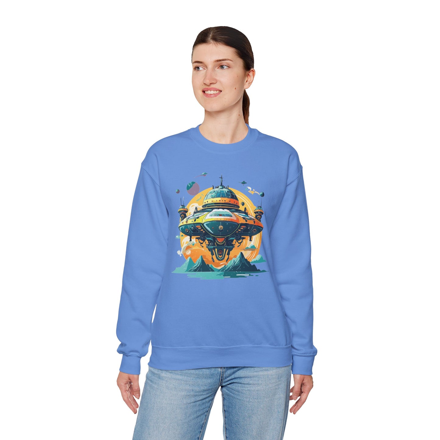 Space Shuttle Sweatshirt, Cosmic Sweatshirt, Astronaut Sweatshirt, Space Cosmic Sweatshirt