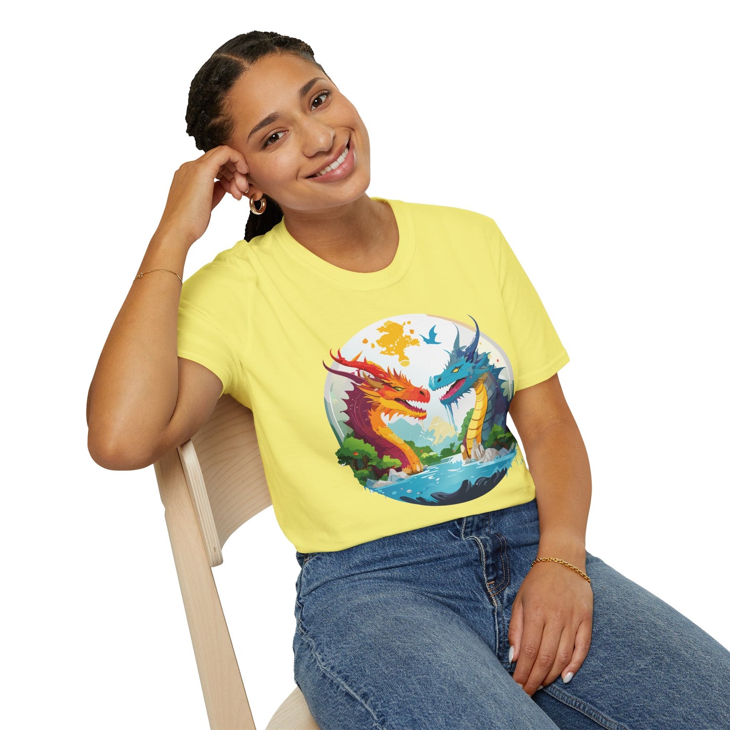 Dragon T Shirt, Dragon Shirt, Shirt with Animals, Animal Shirt