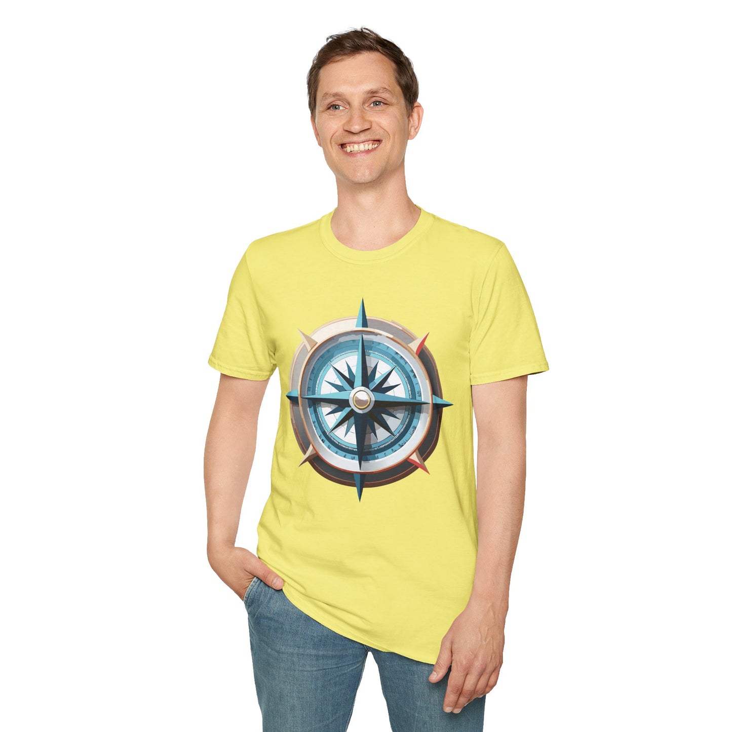 Compass T Shirt, Compass Shirt, Shirt with Compass, Navigator Shirt