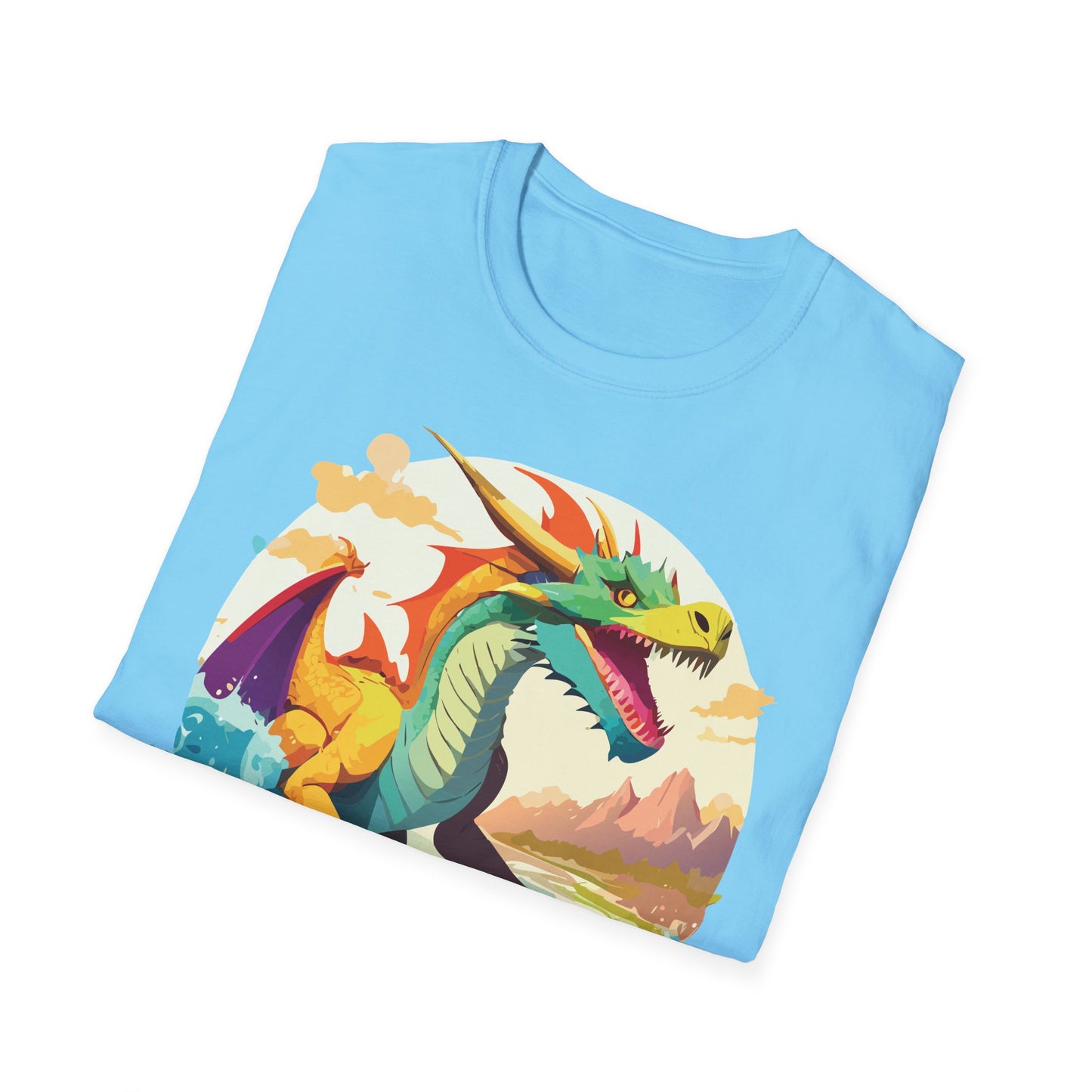 Dragon T Shirt, Dragon Shirt, Shirt with Animals, Animal Shirt