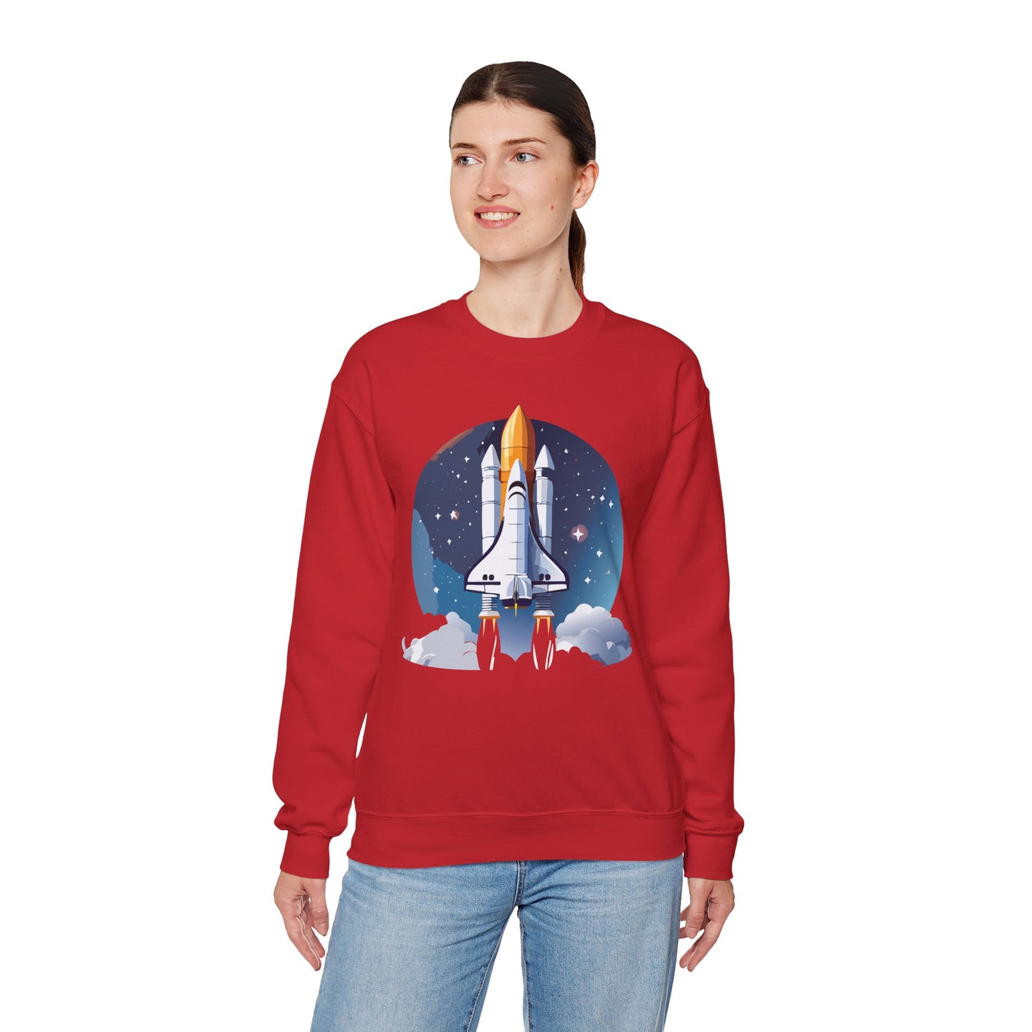 Space Shuttle Sweatshirt, Cosmic Sweatshirt, Astronaut Sweatshirt, Space Cosmic Sweatshirt