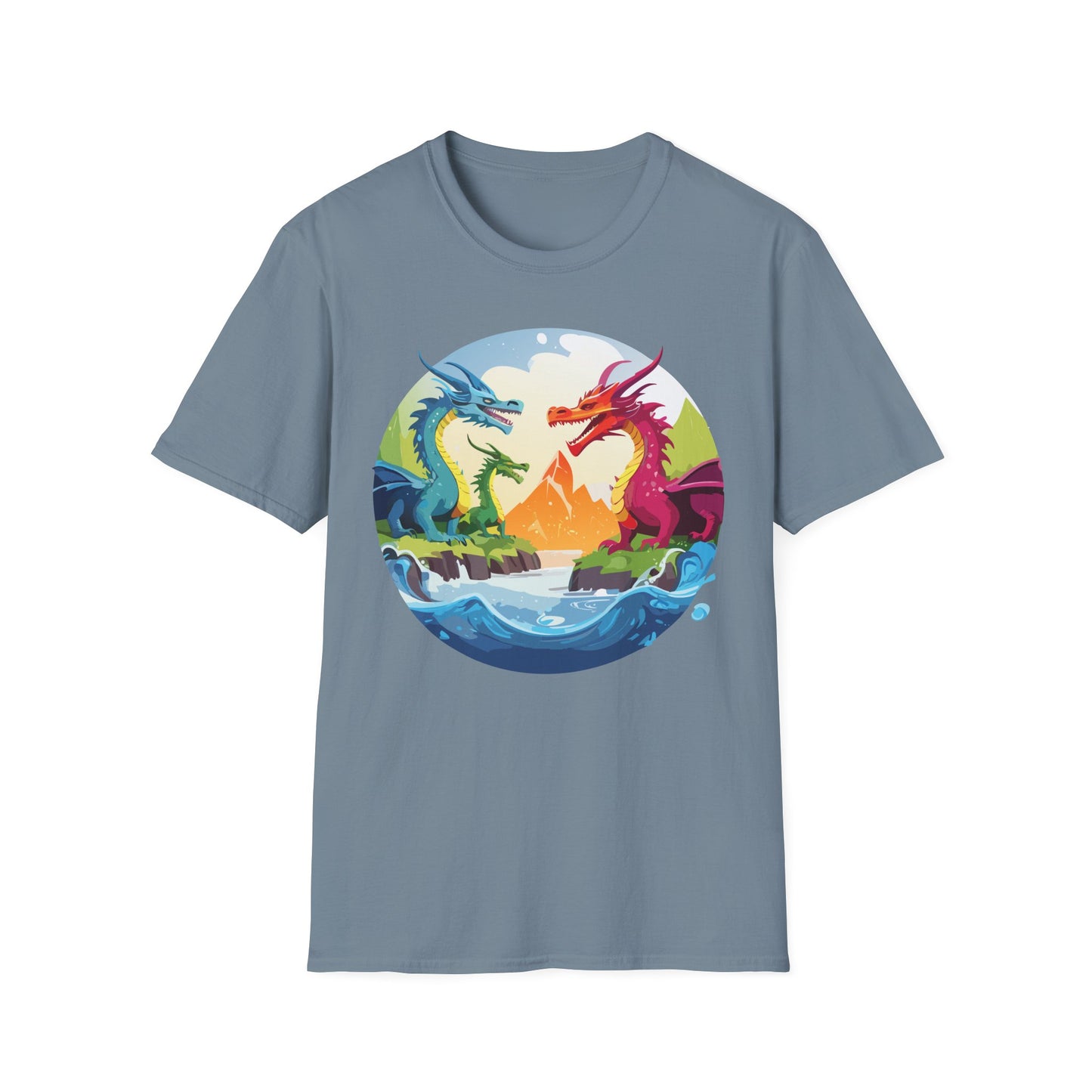 Dragon T Shirt, Dragon Shirt, Shirt with Animals, Animal Shirt