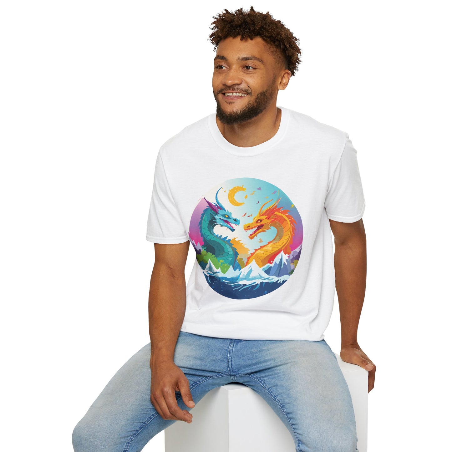 Dragon T Shirt, Dragon Shirt, Shirt with Animals, Animal Shirt