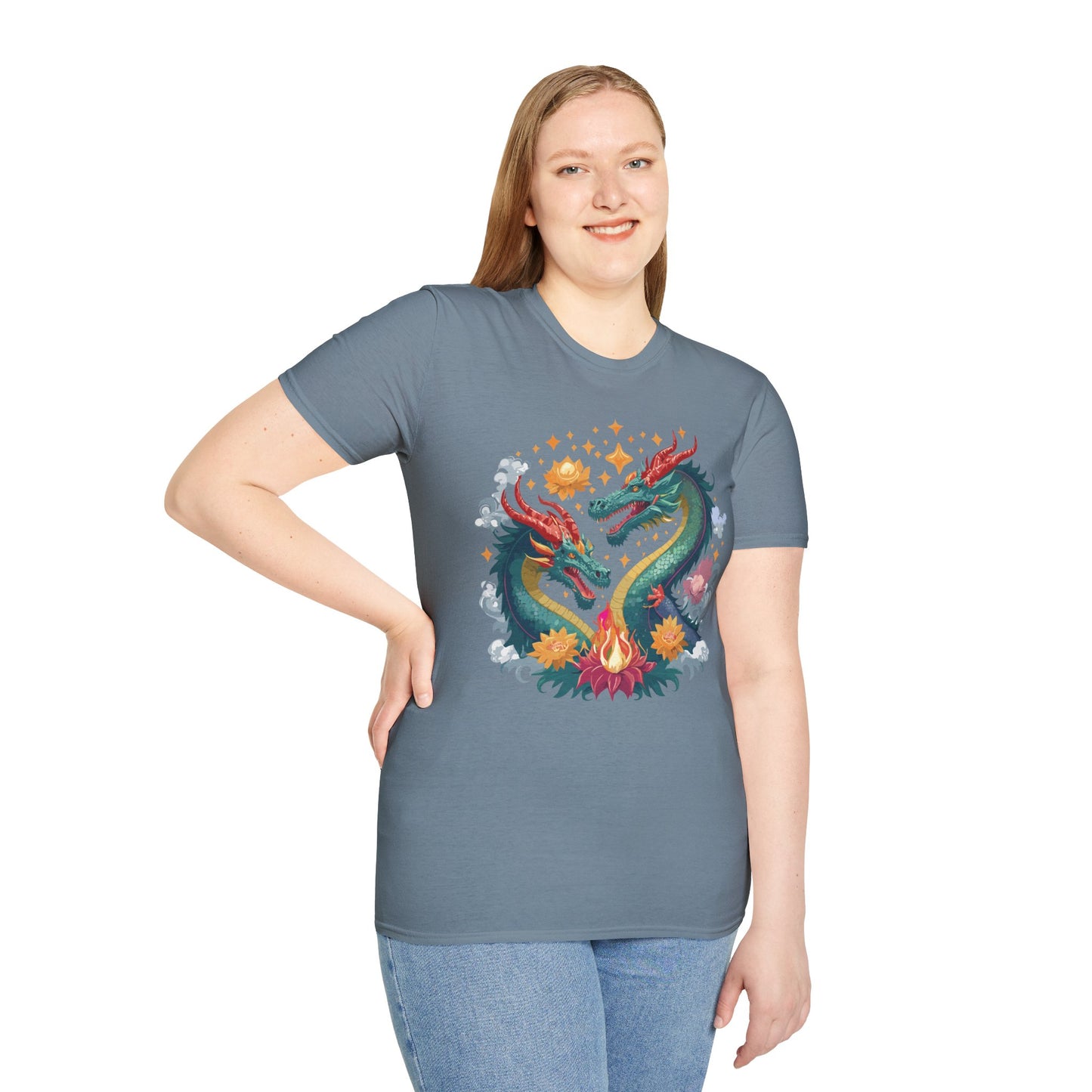 Dragon T Shirt, Dragon Shirt, Shirt with Animals, Animal Shirt