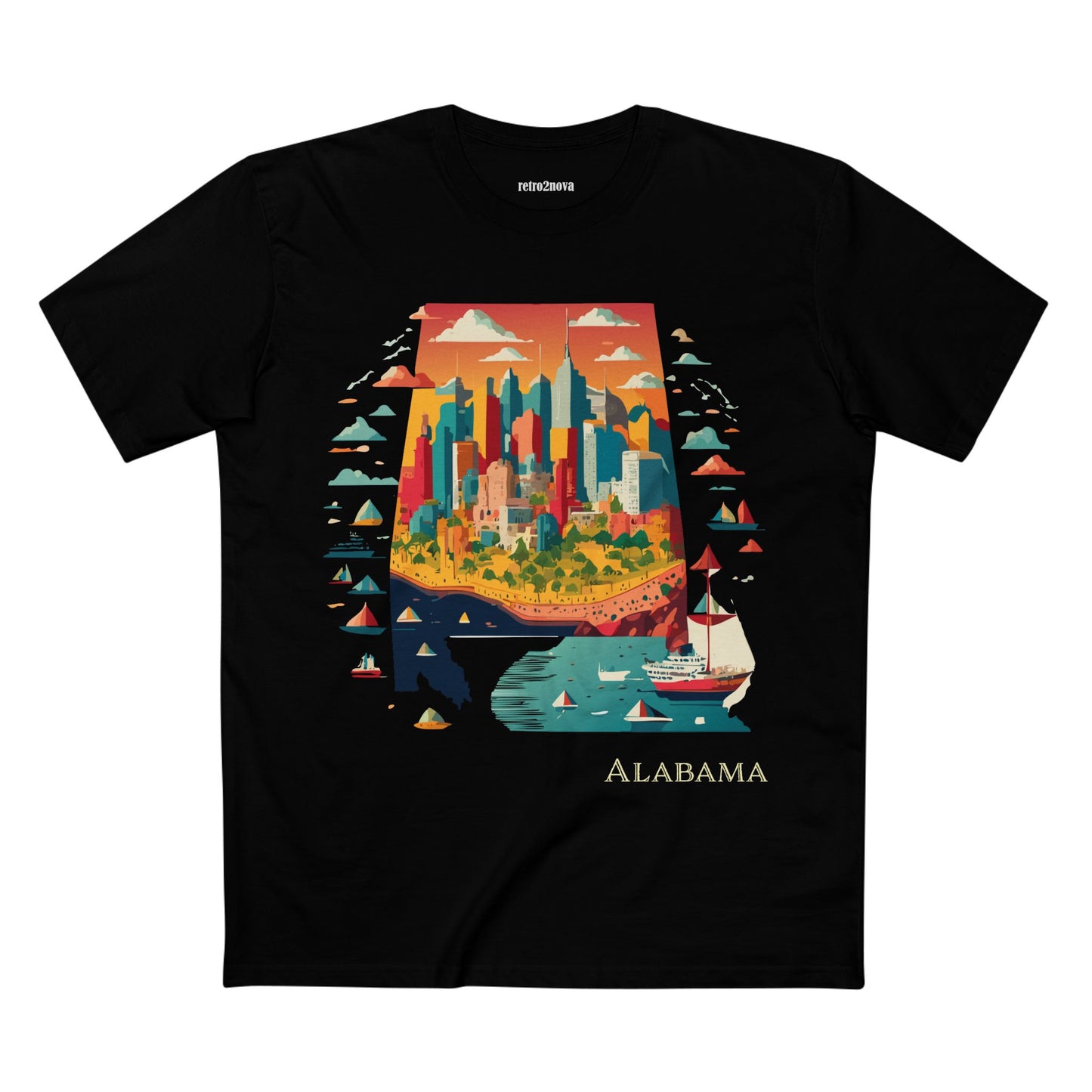 US State Shirts, Alabama Shirt