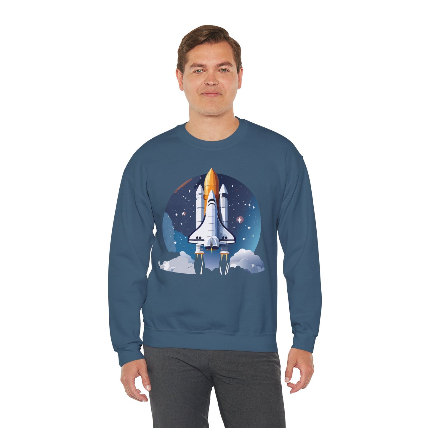 Space Shuttle Sweatshirt, Cosmic Sweatshirt, Astronaut Sweatshirt, Space Cosmic Sweatshirt