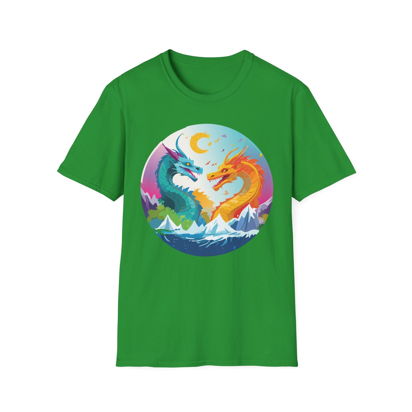 Dragon T Shirt, Dragon Shirt, Shirt with Animals, Animal Shirt