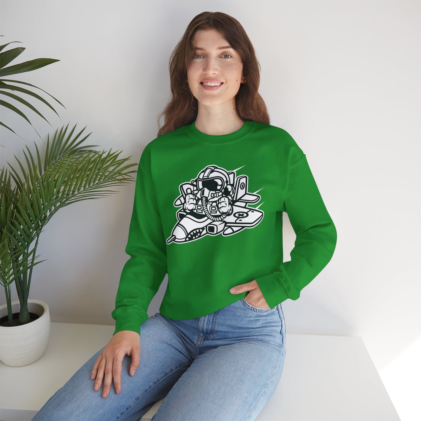 Space Shuttle Sweatshirt, Cosmic Sweatshirt, Astronaut Sweatshirt, Space Cosmic Sweatshirt