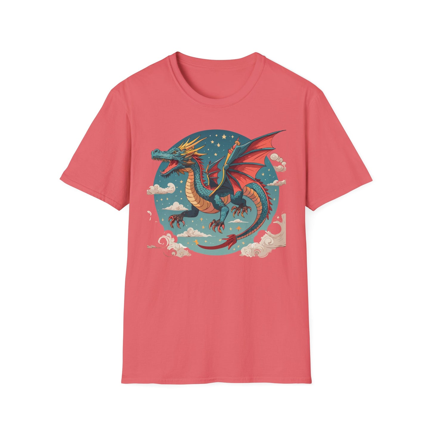 Dragon T Shirt, Dragon Shirt, Shirt with Animals, Animal Shirt