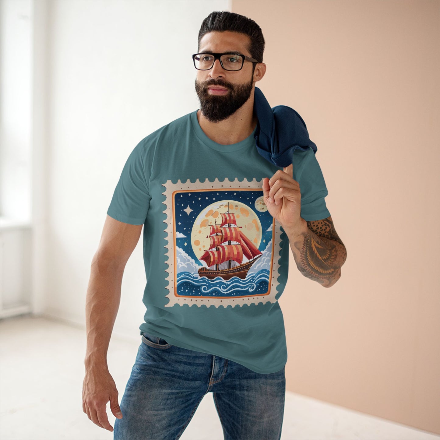Stamp Shirt, Postage Stamp Shirt