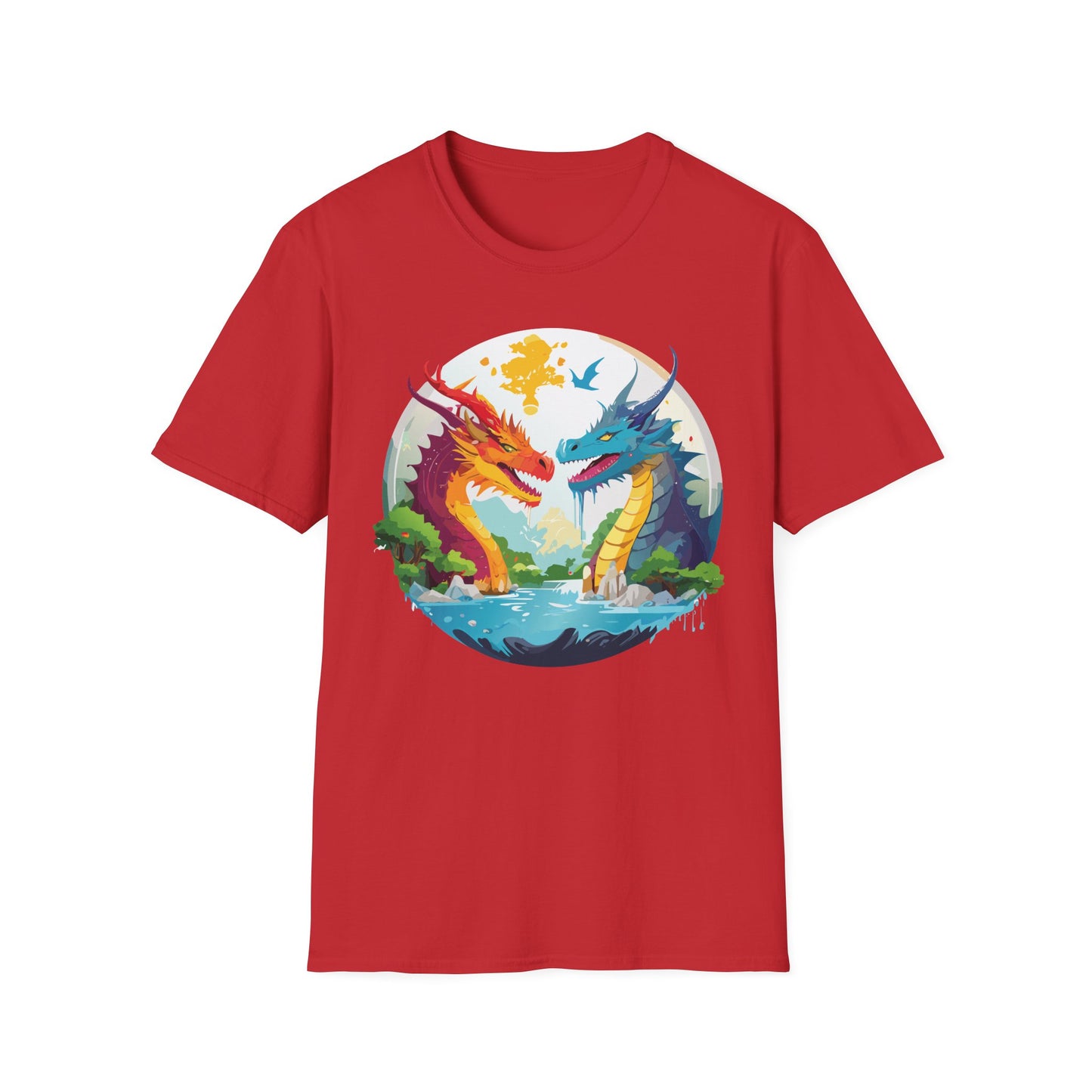 Dragon T Shirt, Dragon Shirt, Shirt with Animals, Animal Shirt