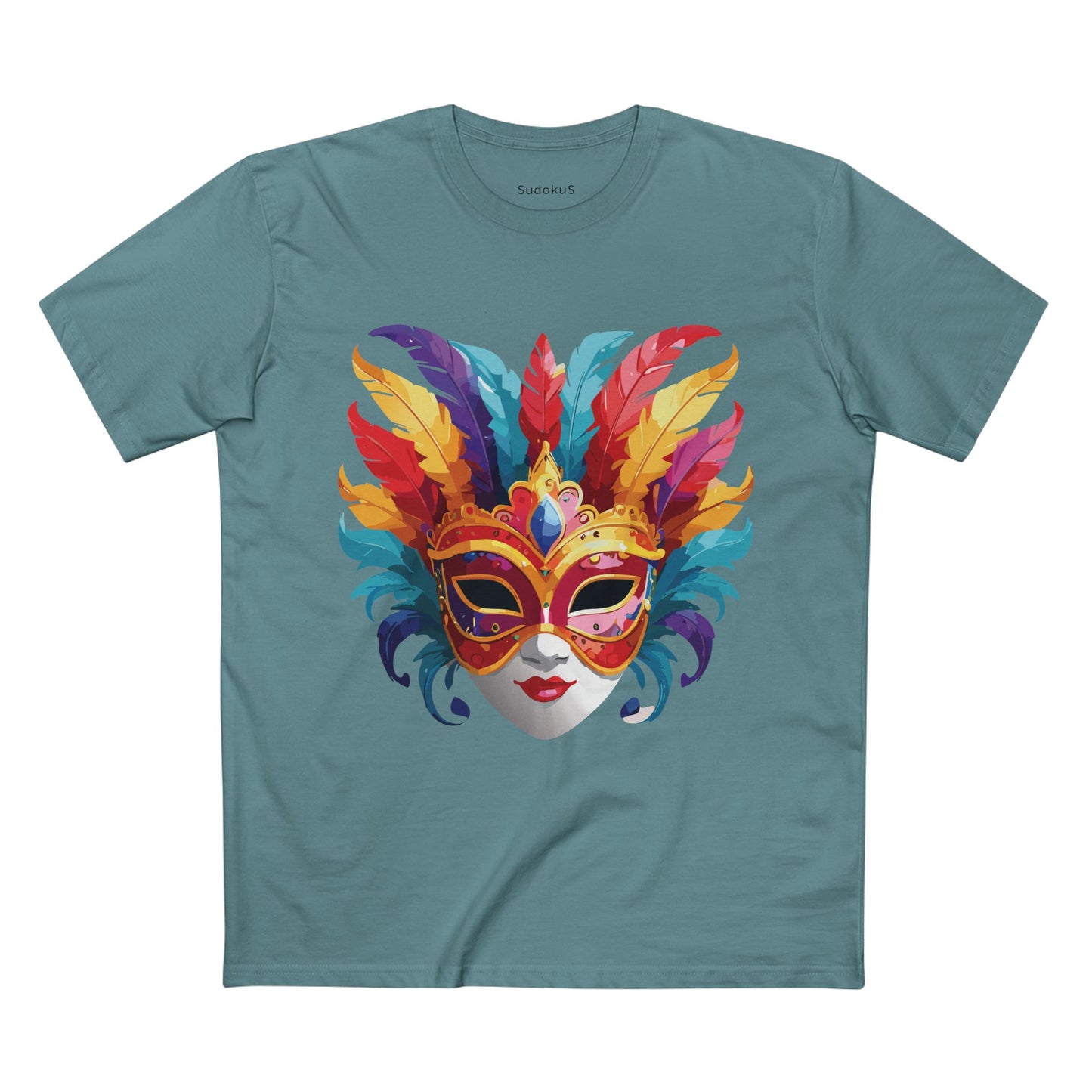 Mask Shirt, Shirt with Face - SudokuS