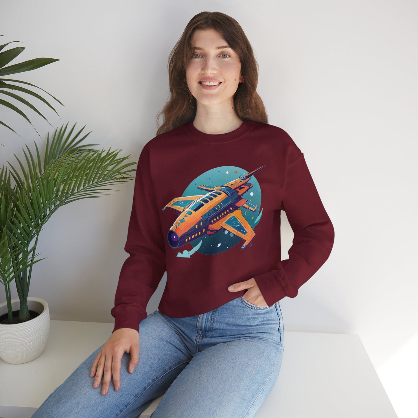 Space Shuttle Sweatshirt, Cosmic Sweatshirt, Astronaut Sweatshirt, Space Cosmic Sweatshirt