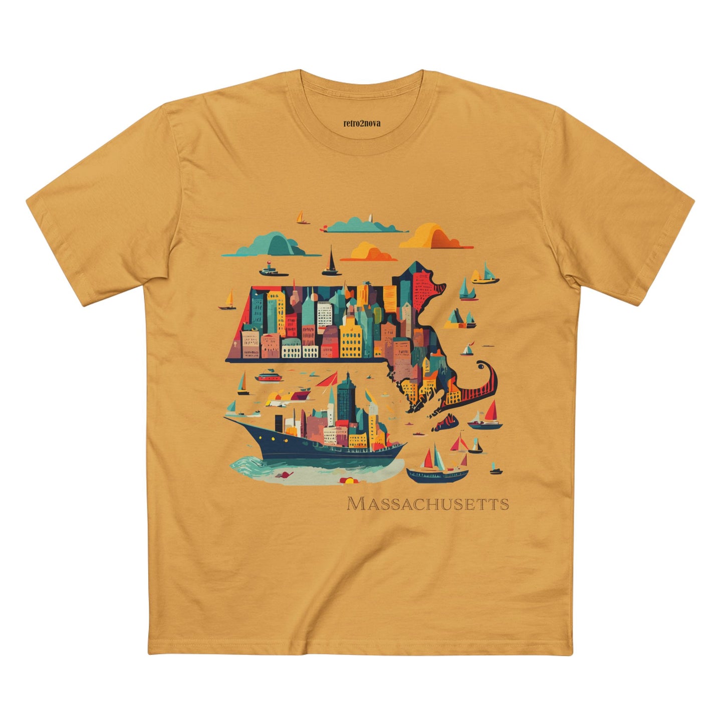 US State Shirts, Massachusetts Shirt