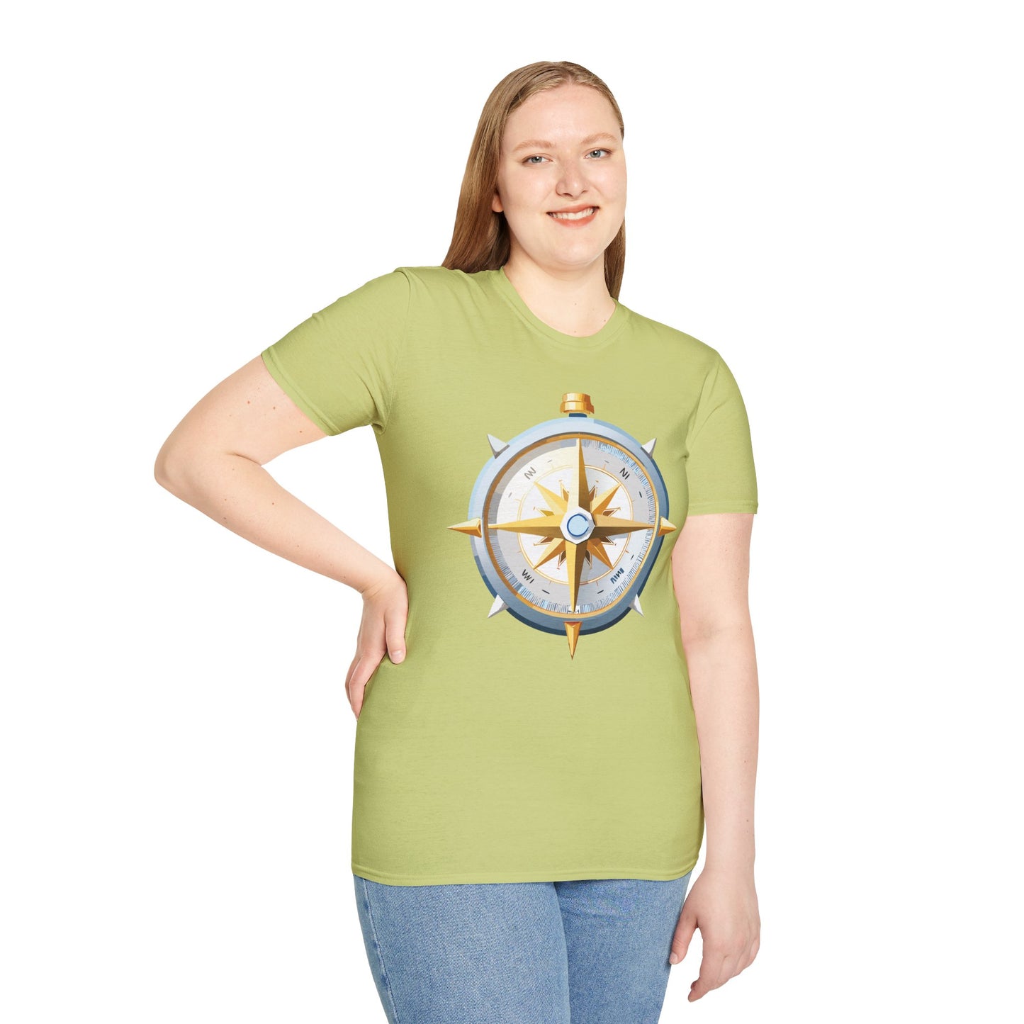 Compass T Shirt, Compass Shirt, Shirt with Compass, Navigator Shirt