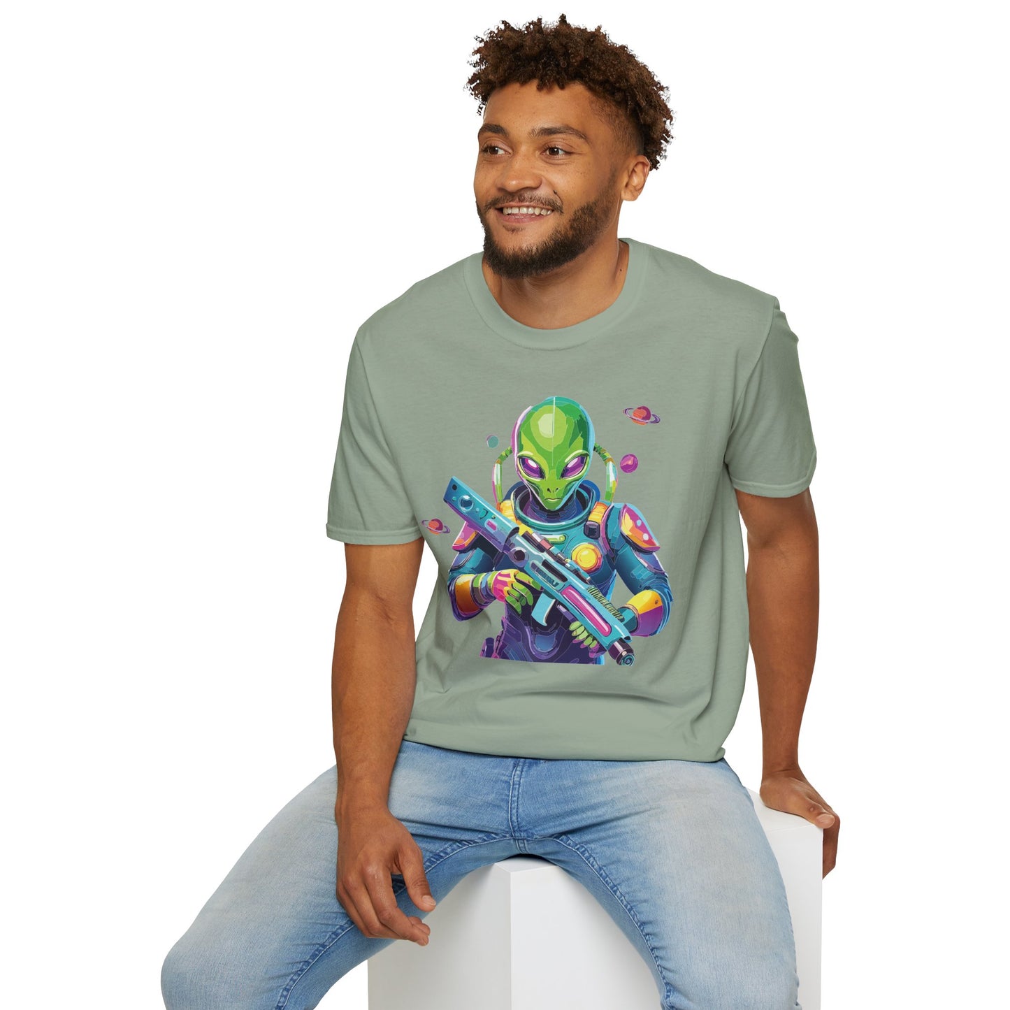 Alien T Shirt, Cosmos Shirt, Shirt with Aliens, Cosmo Shirts