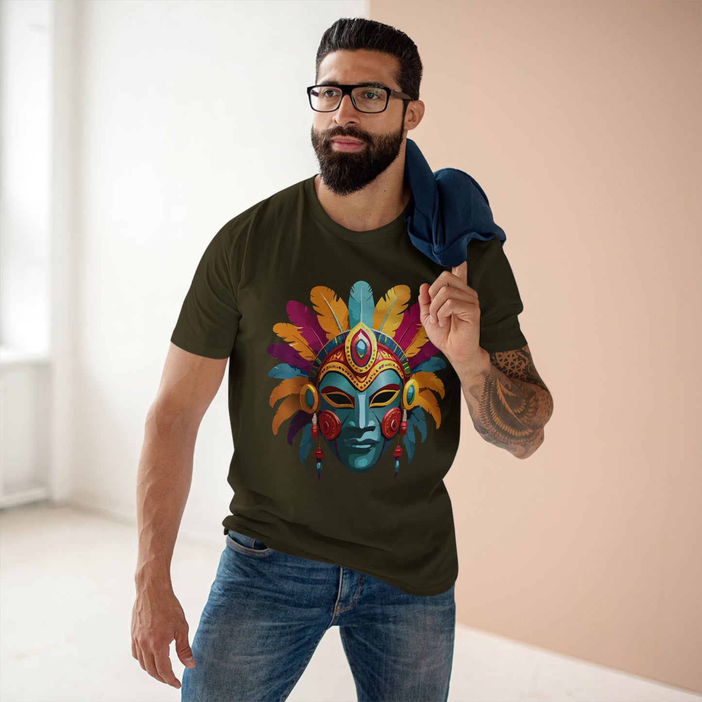 Mask Shirt, Shirt with Face - SudokuS