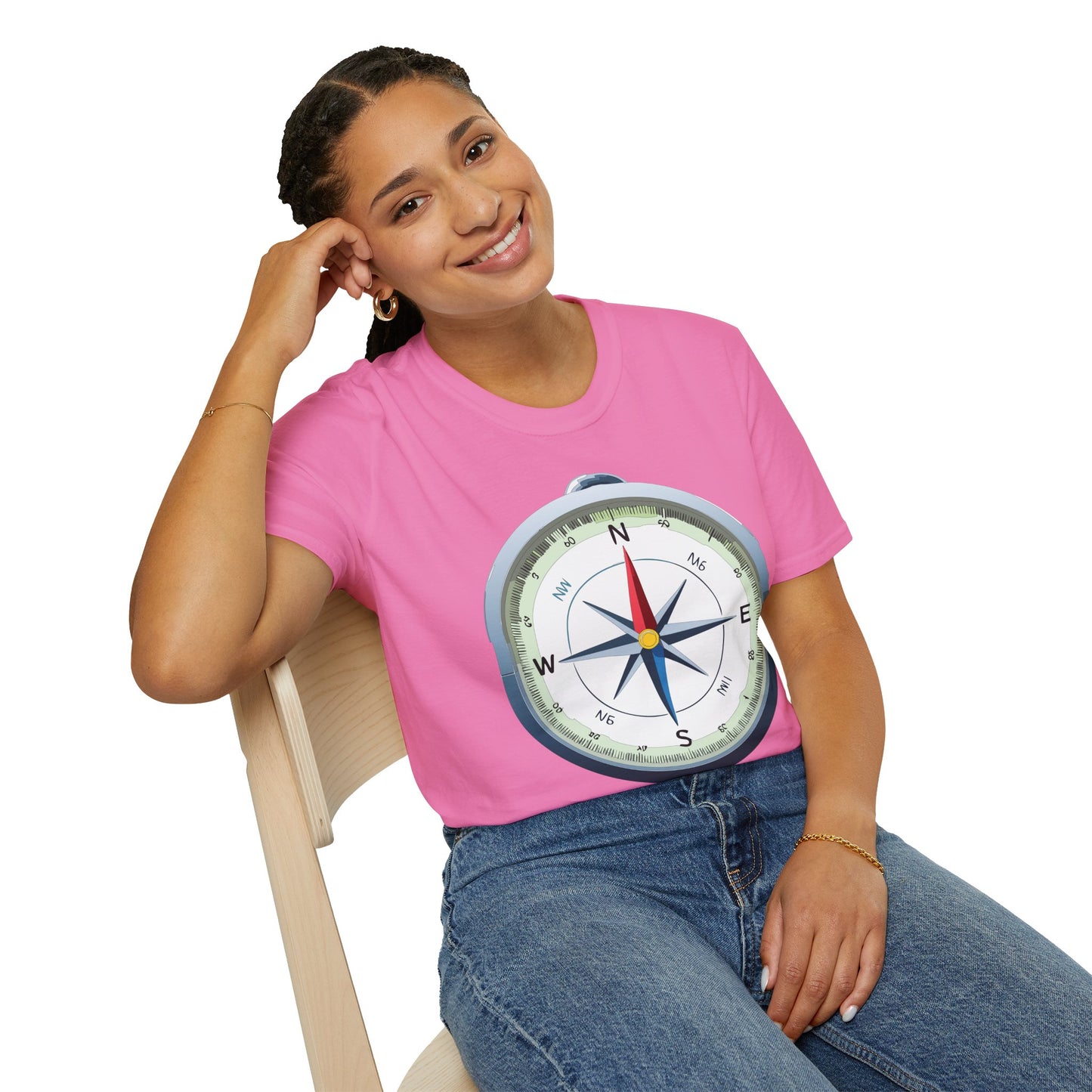 Compass T Shirt, Compass Shirt, Shirt with Compass, Navigator Shirt