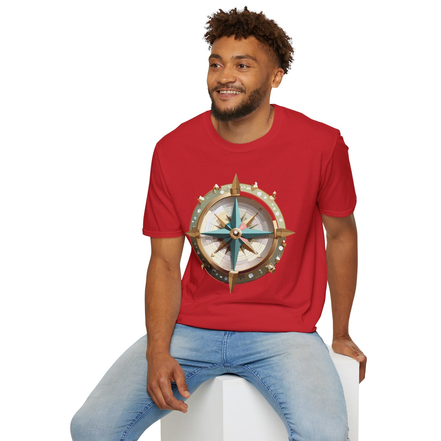 Compass T Shirt, Compass Shirt, Shirt with Compass, Navigator Shirt