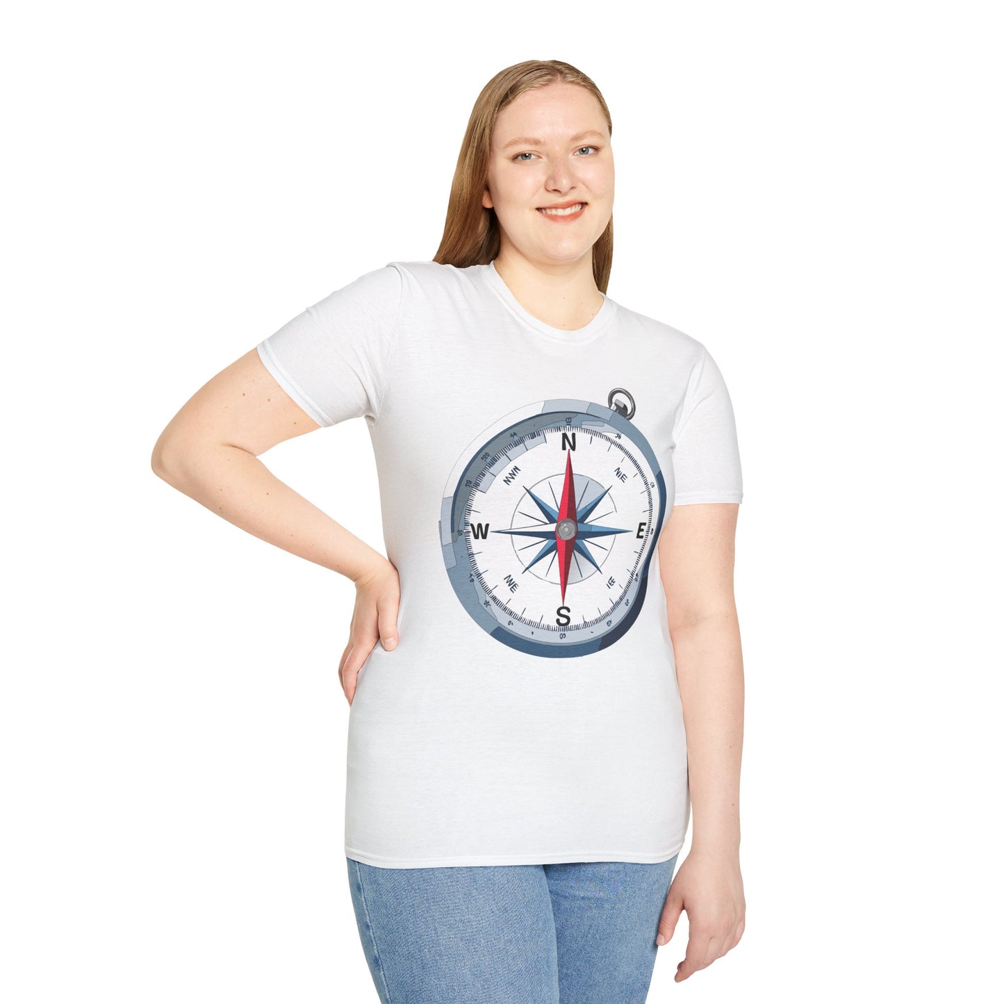 Compass T Shirt, Compass Shirt, Shirt with Compass, Navigator Shirt
