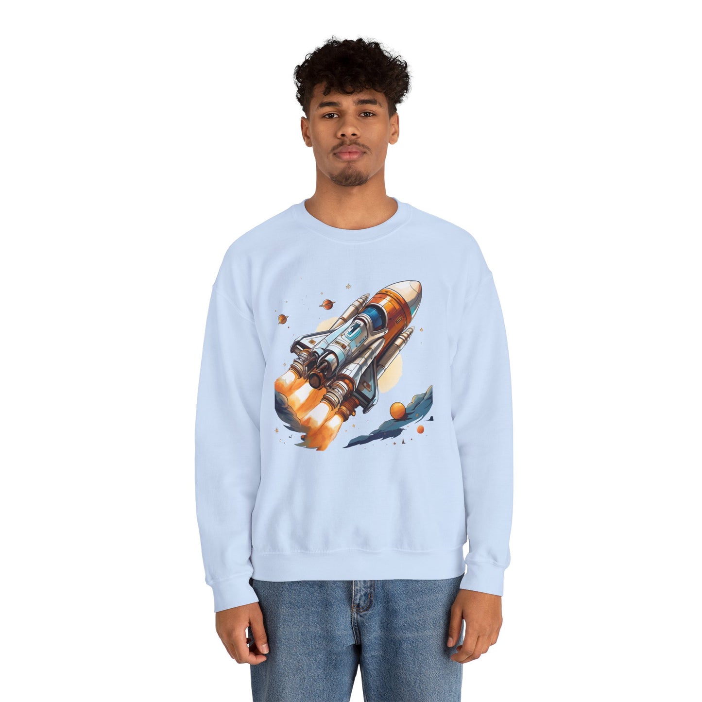 Space Shuttle Sweatshirt, Cosmic Sweatshirt, Astronaut Sweatshirt, Space Cosmic Sweatshirt