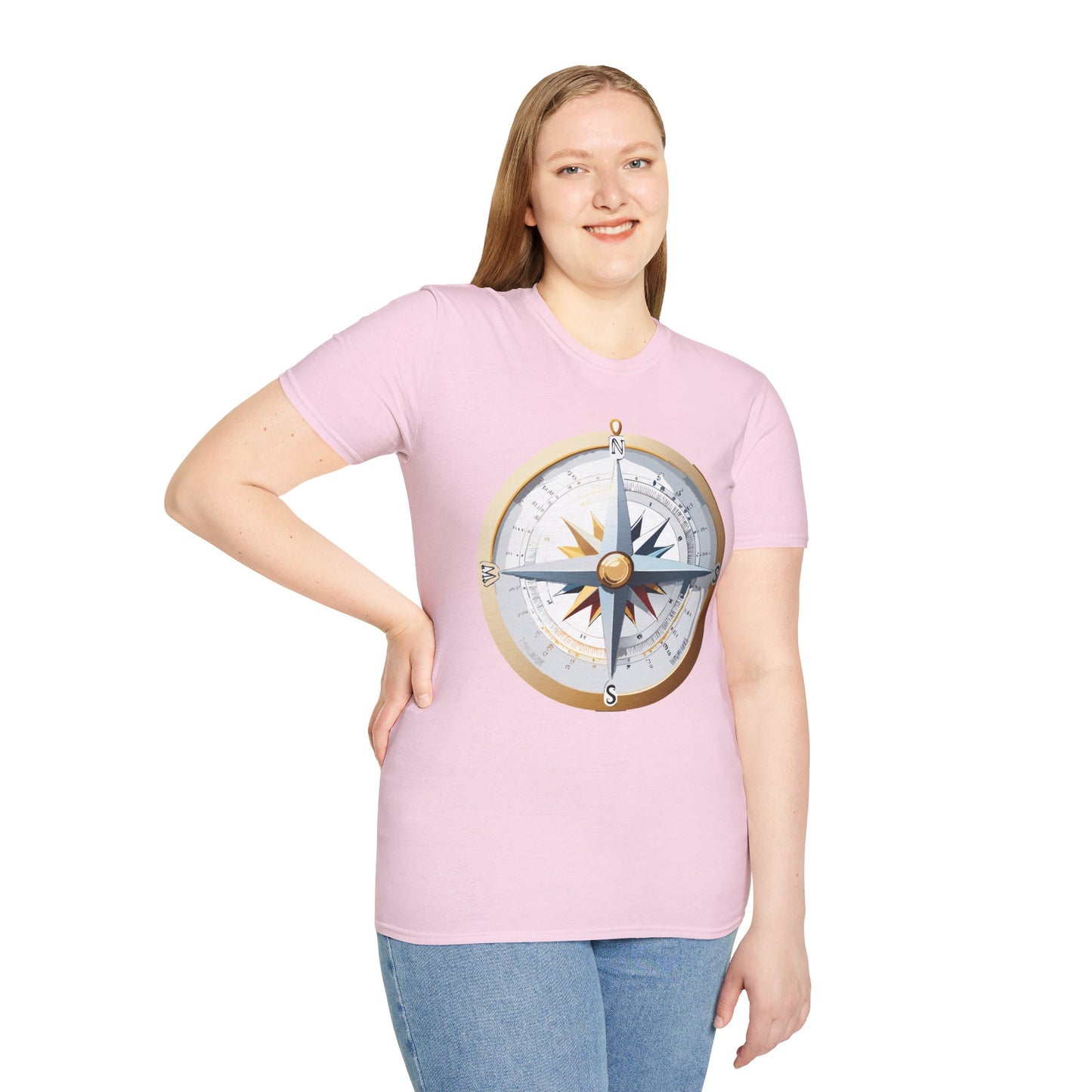 Compass T Shirt, Compass Shirt, Shirt with Compass, Navigator Shirt