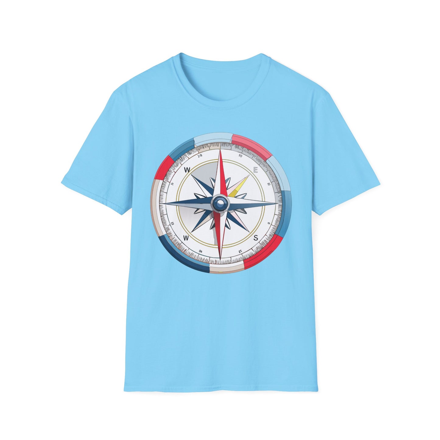 Compass T Shirt, Compass Shirt, Shirt with Compass, Navigator Shirt
