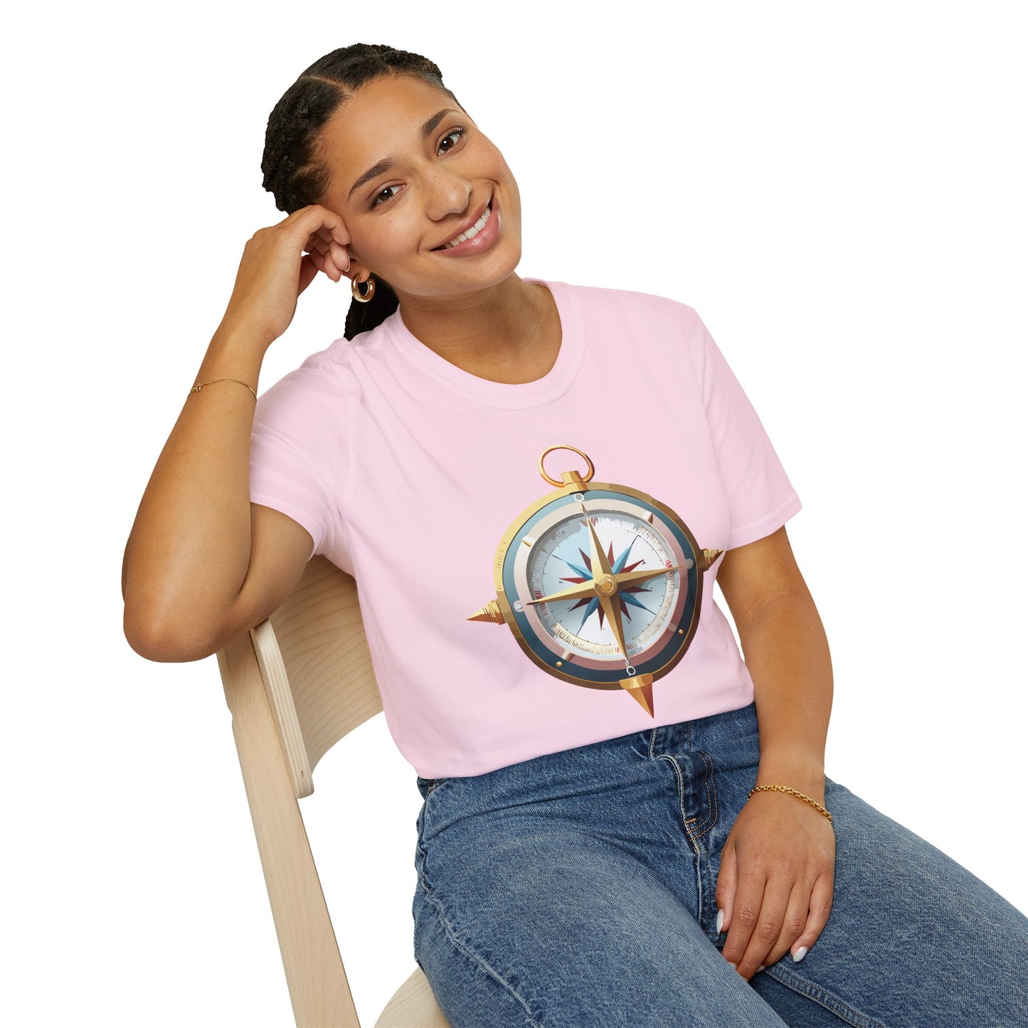 Compass T Shirt, Compass Shirt, Shirt with Compass, Navigator Shirt