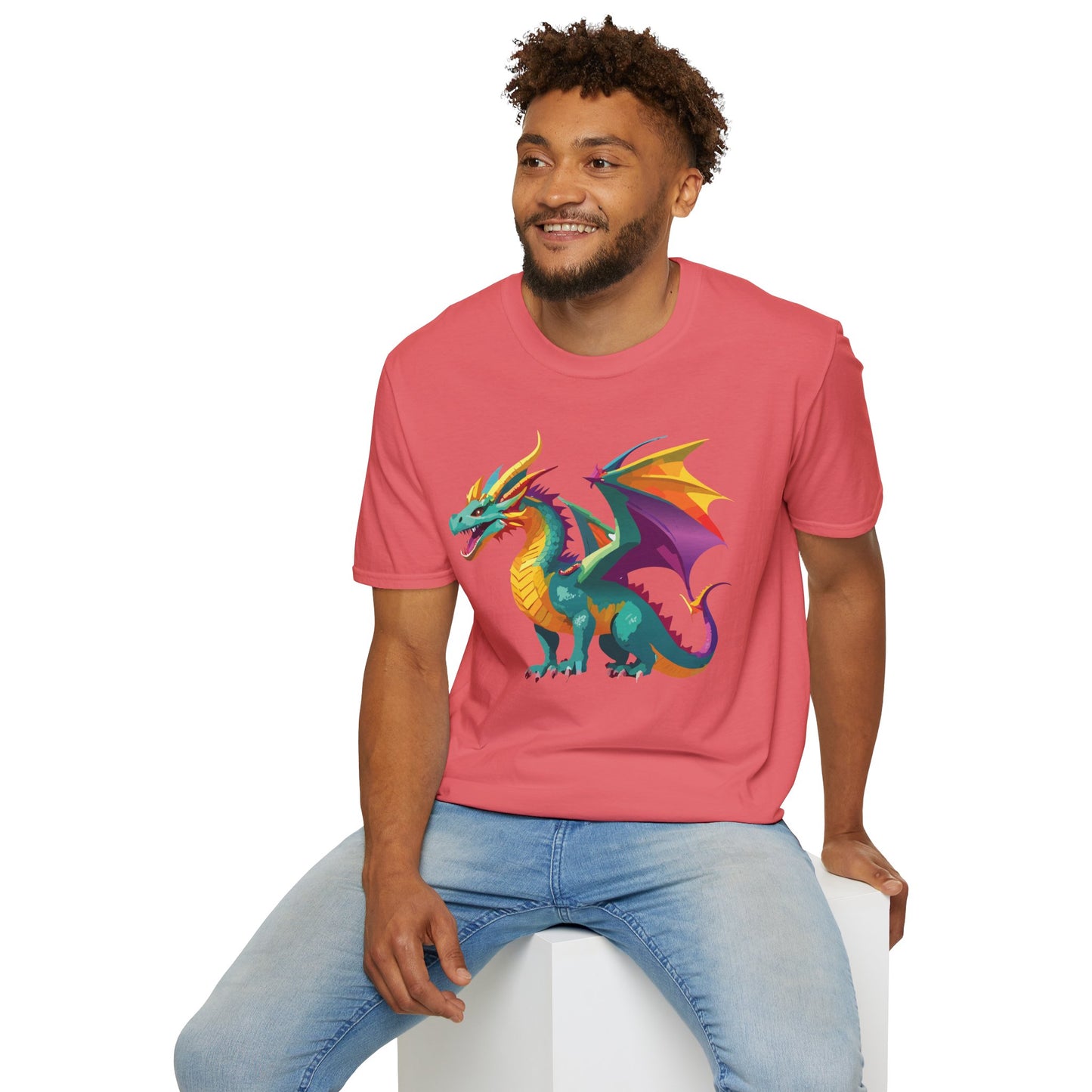 Dragon T Shirt, Dragon Shirt, Shirt with Animals, Animal Shirt