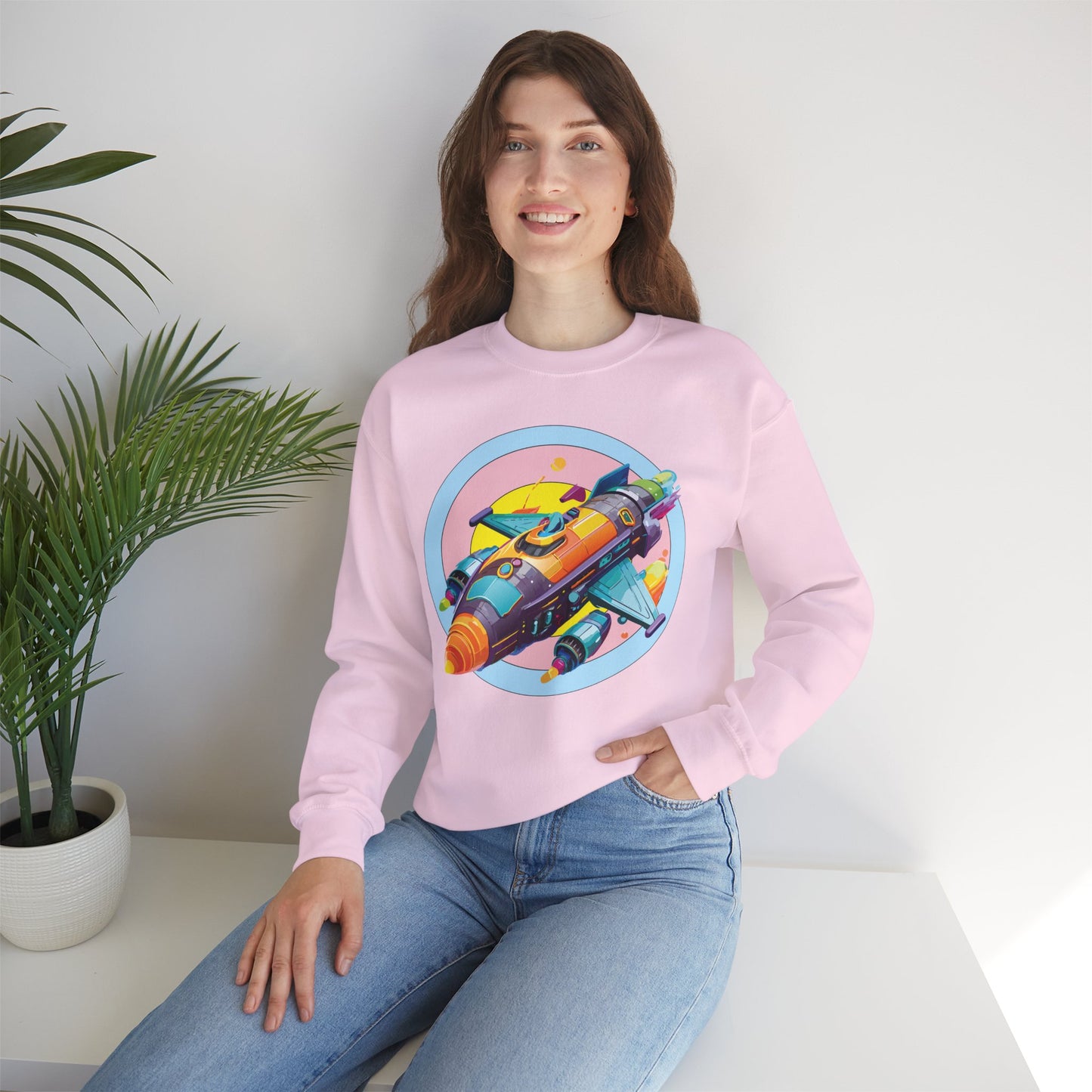 Space Shuttle Sweatshirt, Cosmic Sweatshirt, Astronaut Sweatshirt, Space Cosmic Sweatshirt