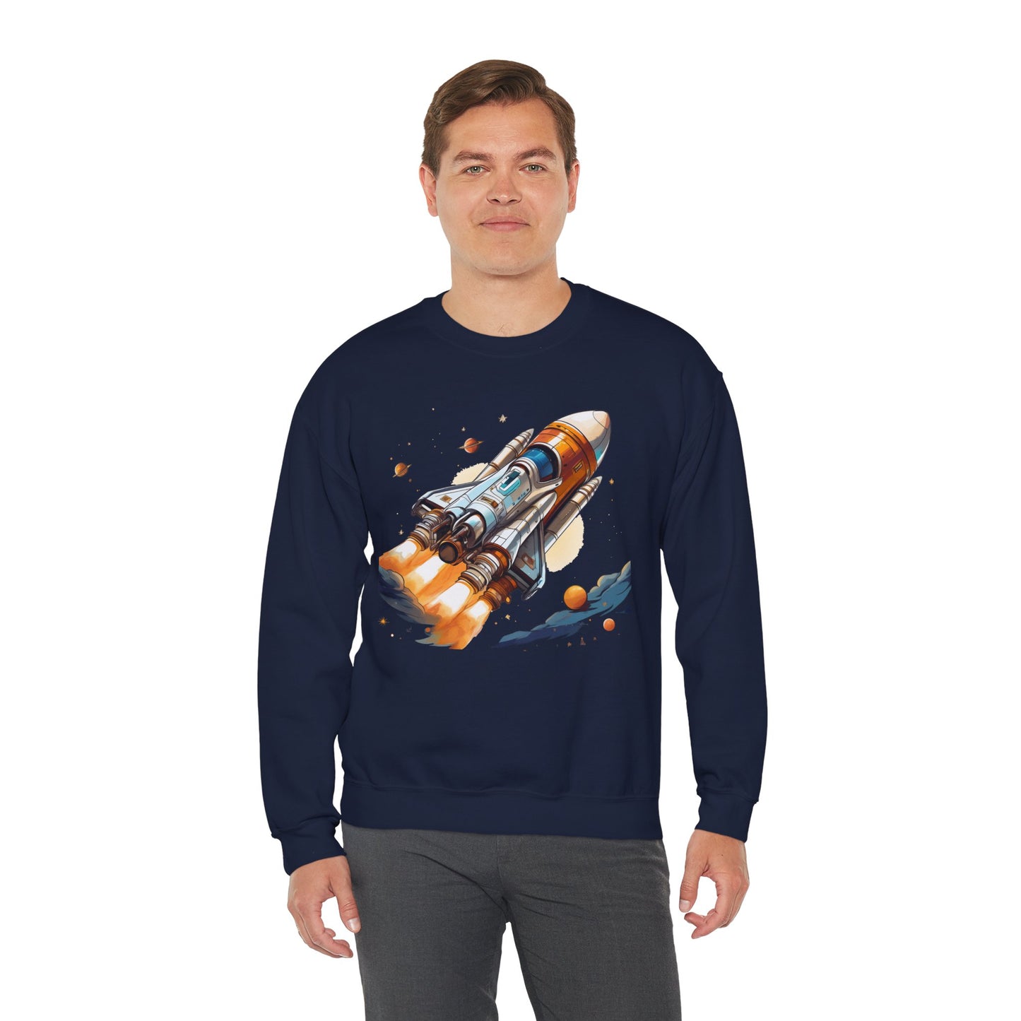 Space Shuttle Sweatshirt, Cosmic Sweatshirt, Astronaut Sweatshirt, Space Cosmic Sweatshirt