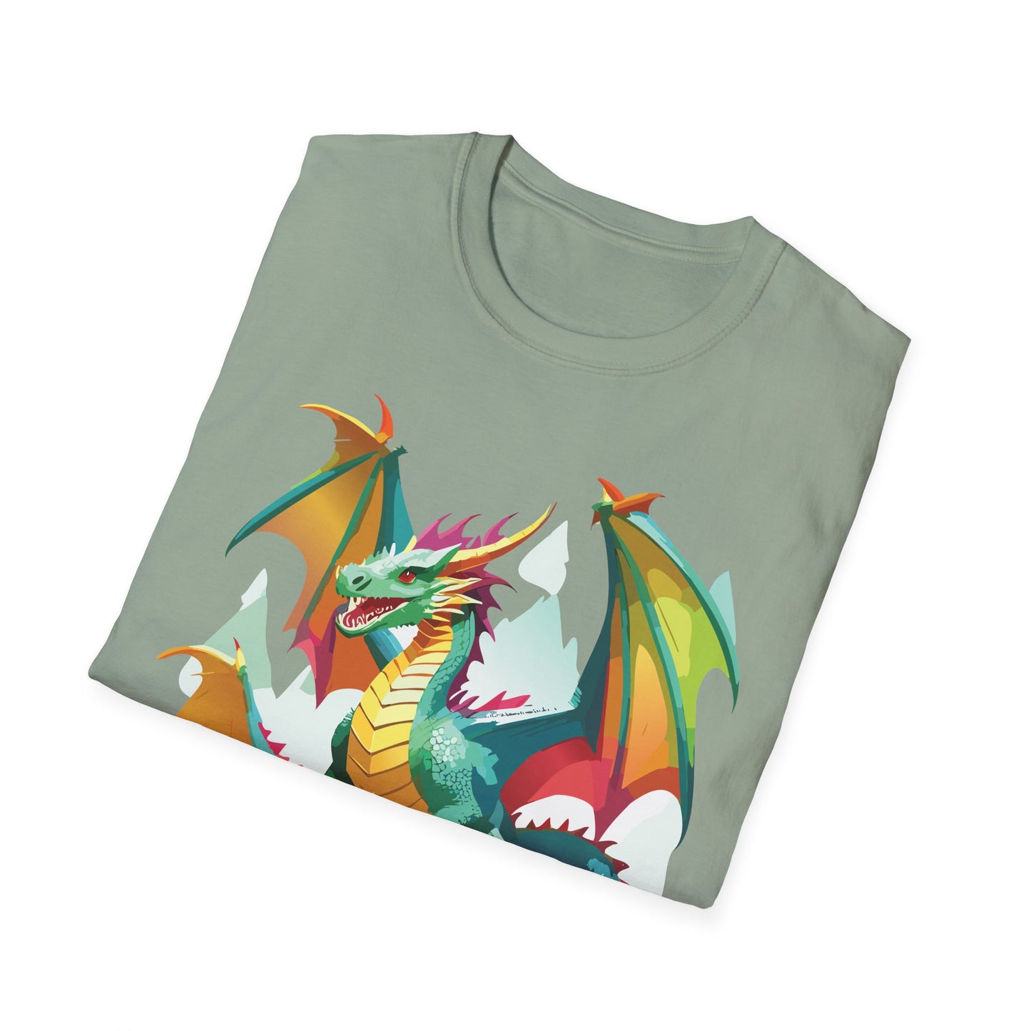 Dragon T Shirt, Dragon Shirt, Shirt with Animals, Animal Shirt