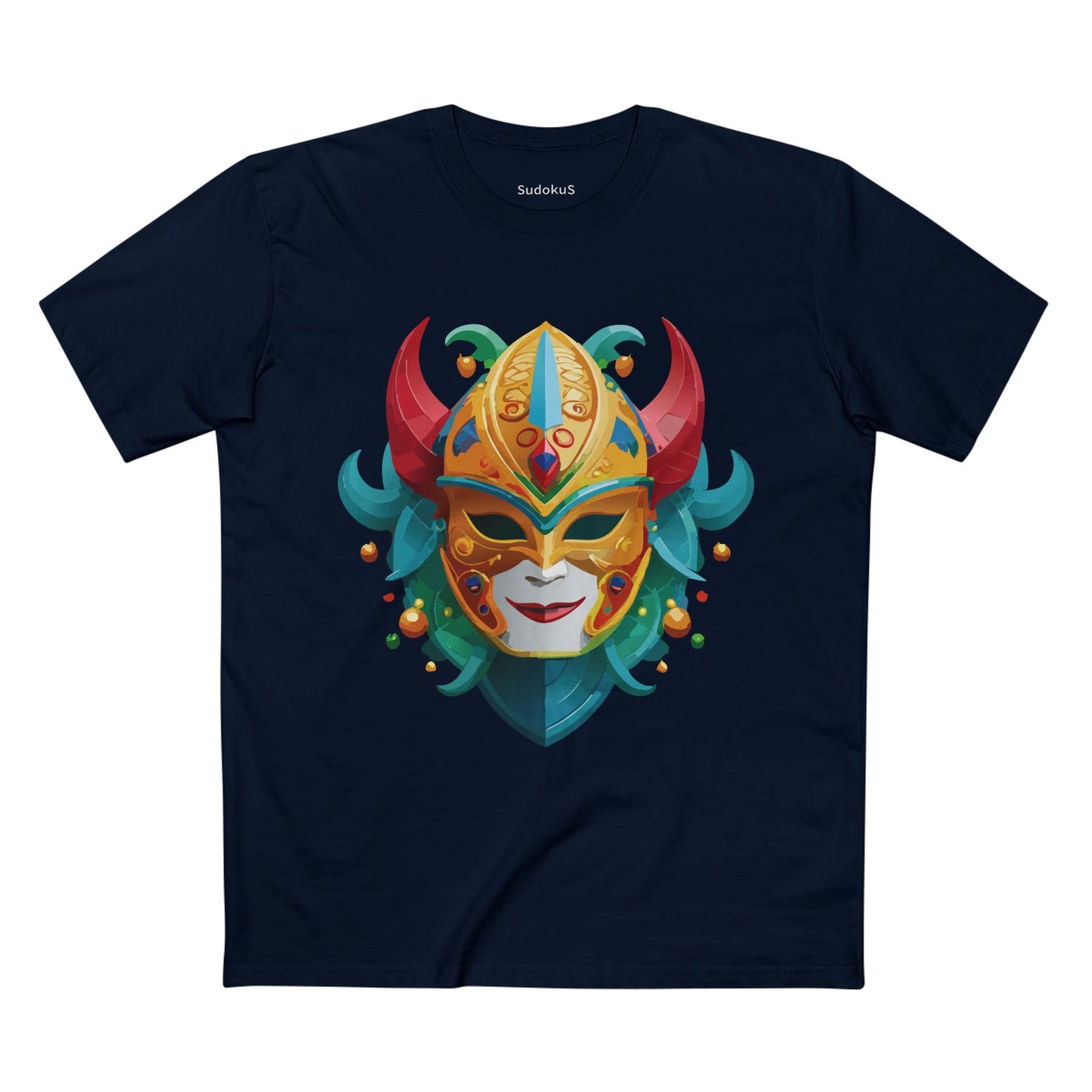 Mask Shirt, Shirt with Face - SudokuS