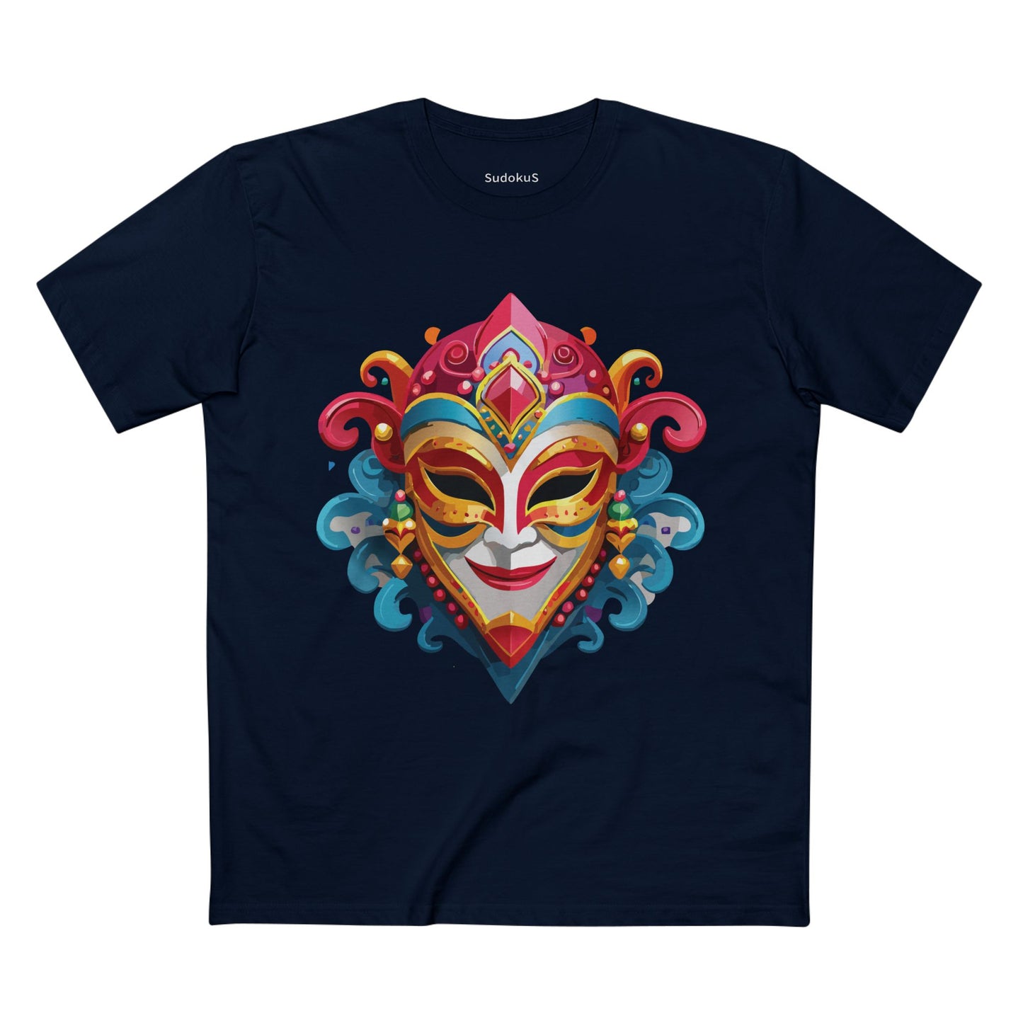 Mask Shirt, Shirt with Face - SudokuS