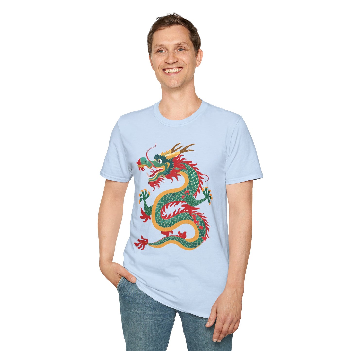 Dragon T Shirt, Dragon Shirt, Shirt with Animals, Animal Shirt