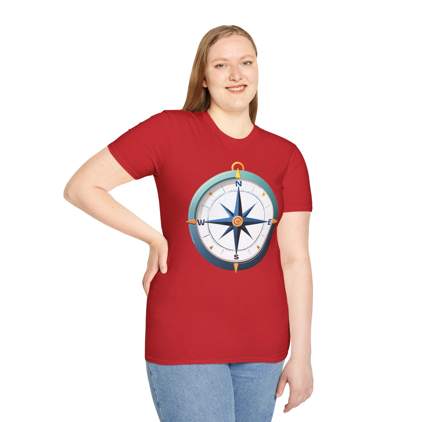 Compass T Shirt, Compass Shirt, Shirt with Compass, Navigator Shirt