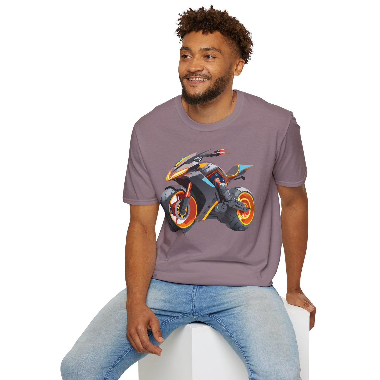 Bike T Shirt, Moto Shirt, Shirt with Motorcycle, MTB T Shirts