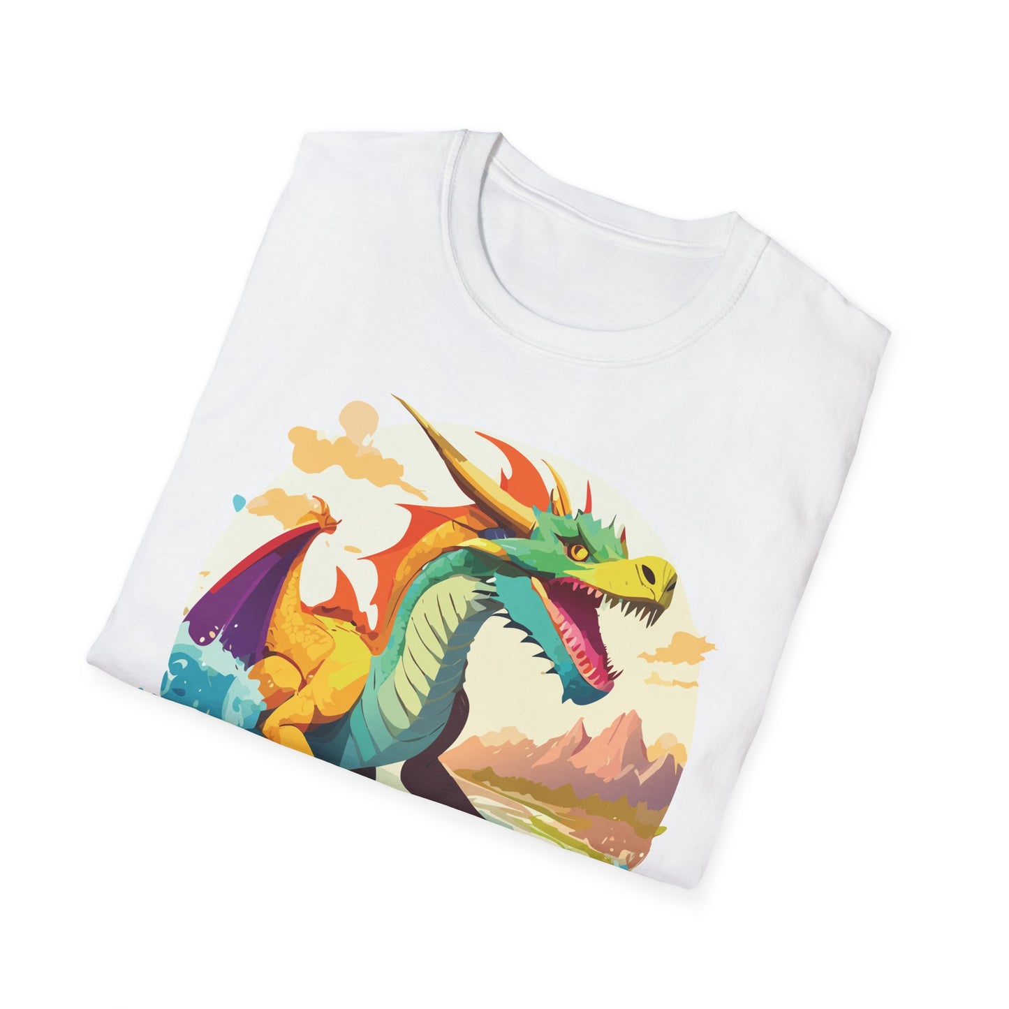 Dragon T Shirt, Dragon Shirt, Shirt with Animals, Animal Shirt