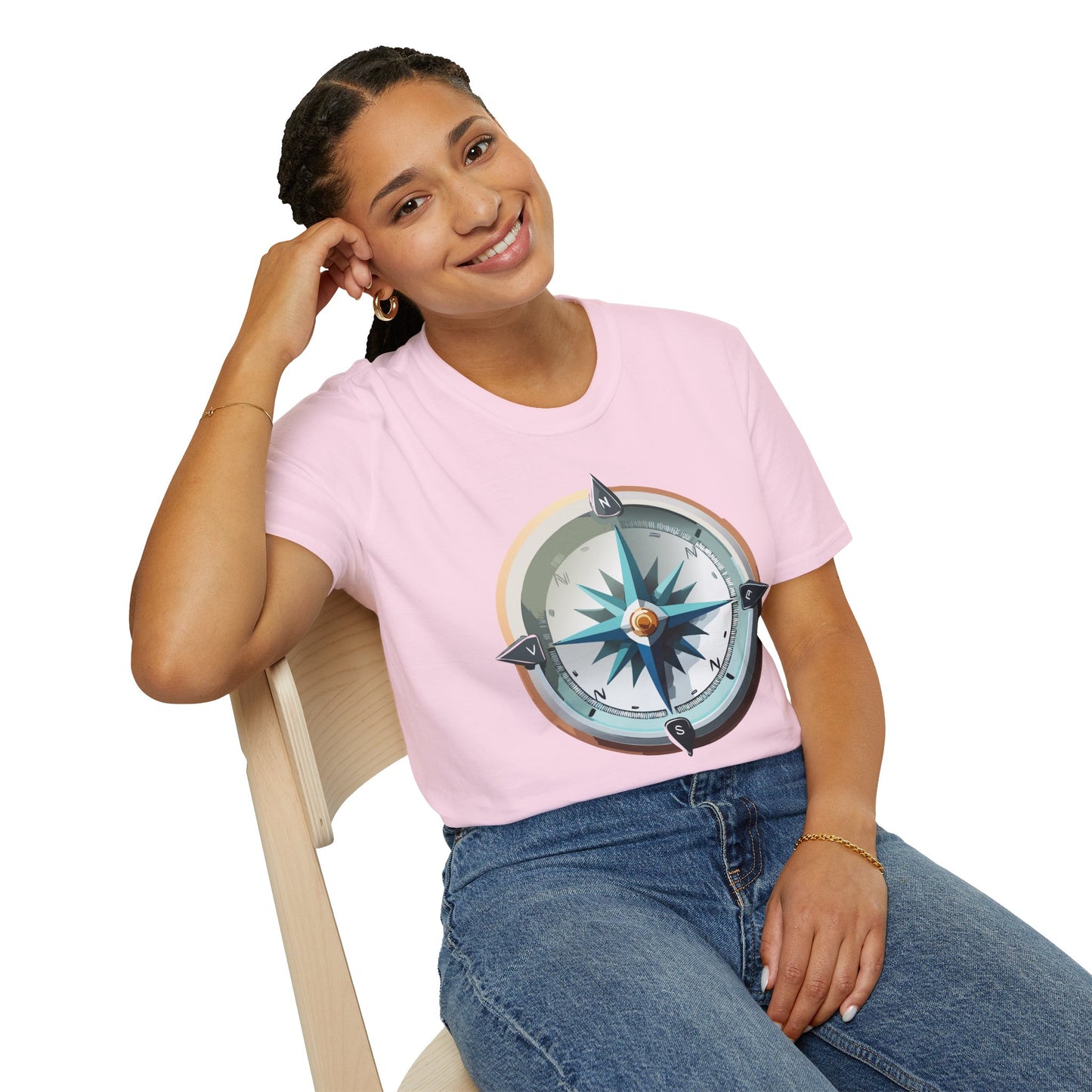 Compass T Shirt, Compass Shirt, Shirt with Compass, Navigator Shirt